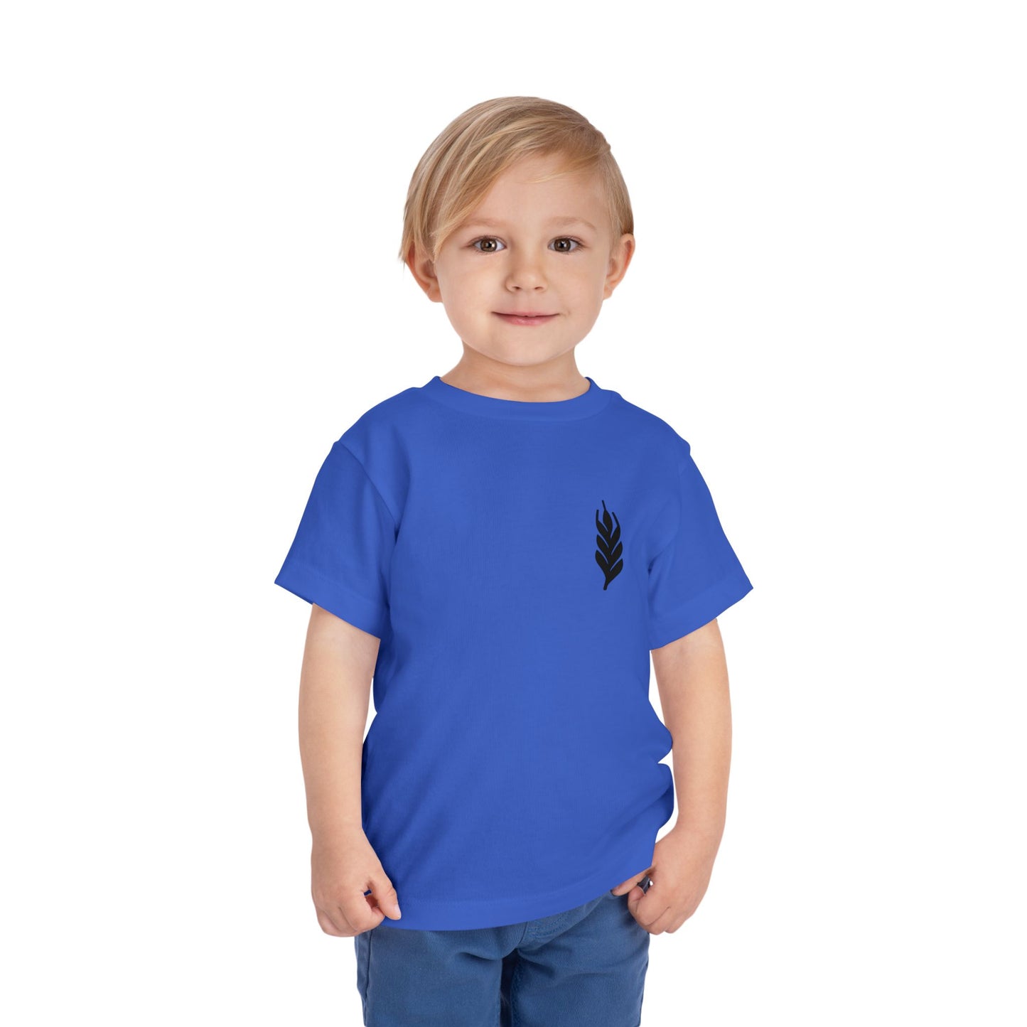 The Gospel - Toddler Short Sleeve Tee - Back Text, Dark-Lettered Edition - (16 Colors)