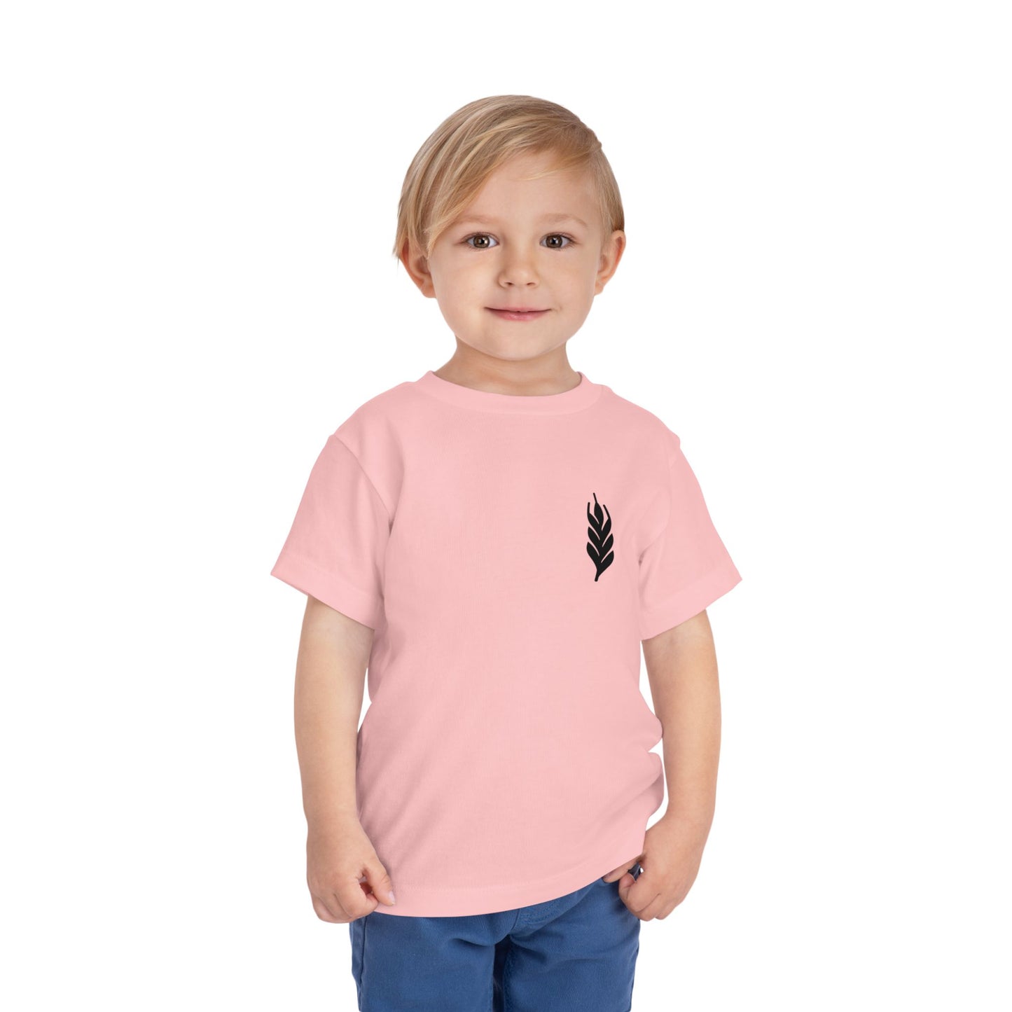 The Gospel - Toddler Short Sleeve Tee - Back Text, Dark-Lettered Edition - (16 Colors)