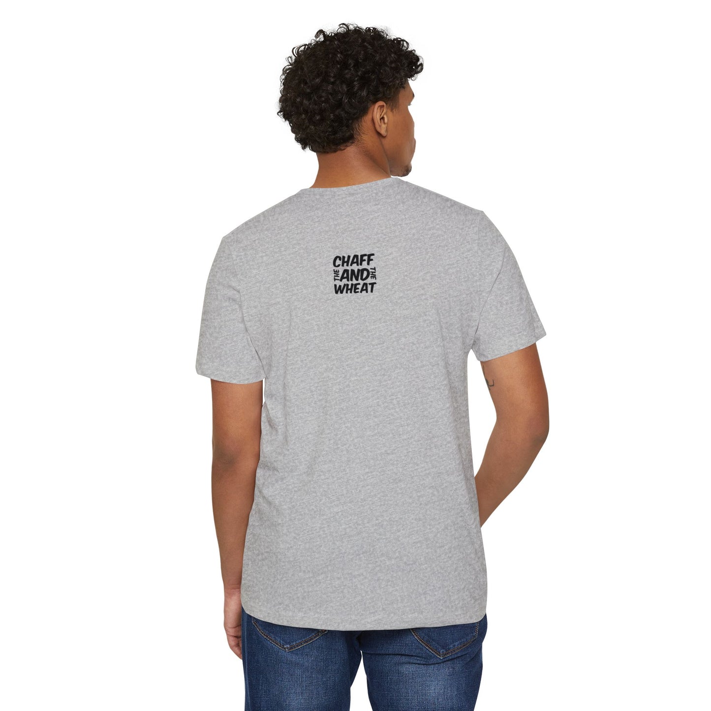 'I declare to you the gospel' - Front Text, Dark-Lettered Edition - (4 Color Options) - Adult Unisex Recycled Organic T-Shirt