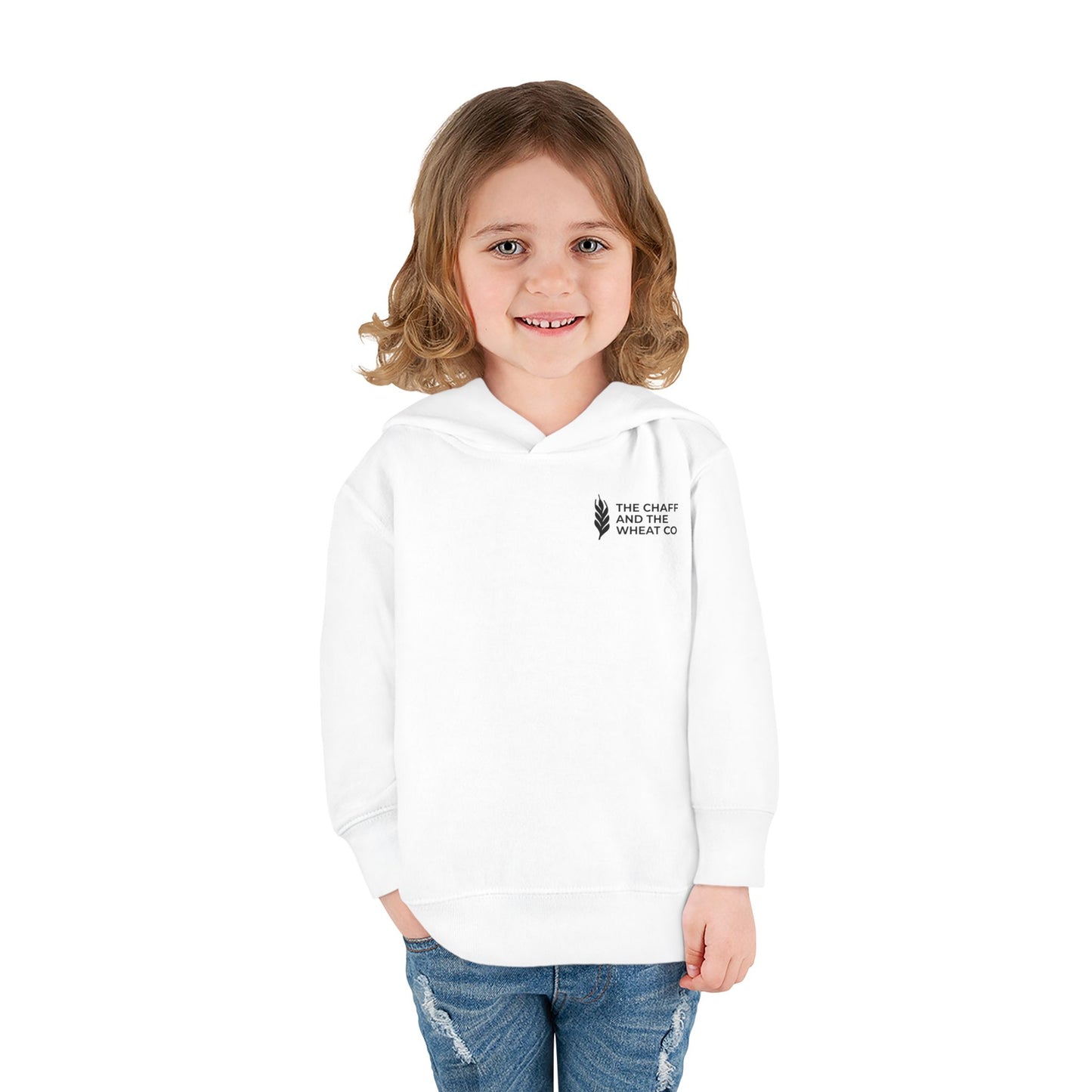 The Gospel - Toddler Pullover Hoodie - Back Text, Dark Lettered Edition - (13 Colors)