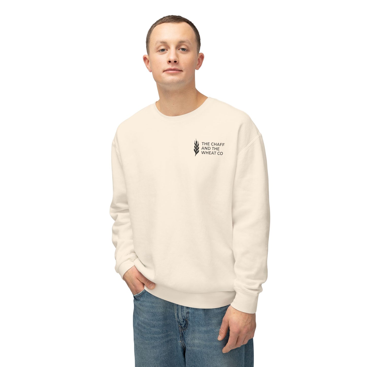 The Gospel - Adult Unisex Crewneck Sweatshirt - Back Text, Dark Lettered Edition - (12 Colors)