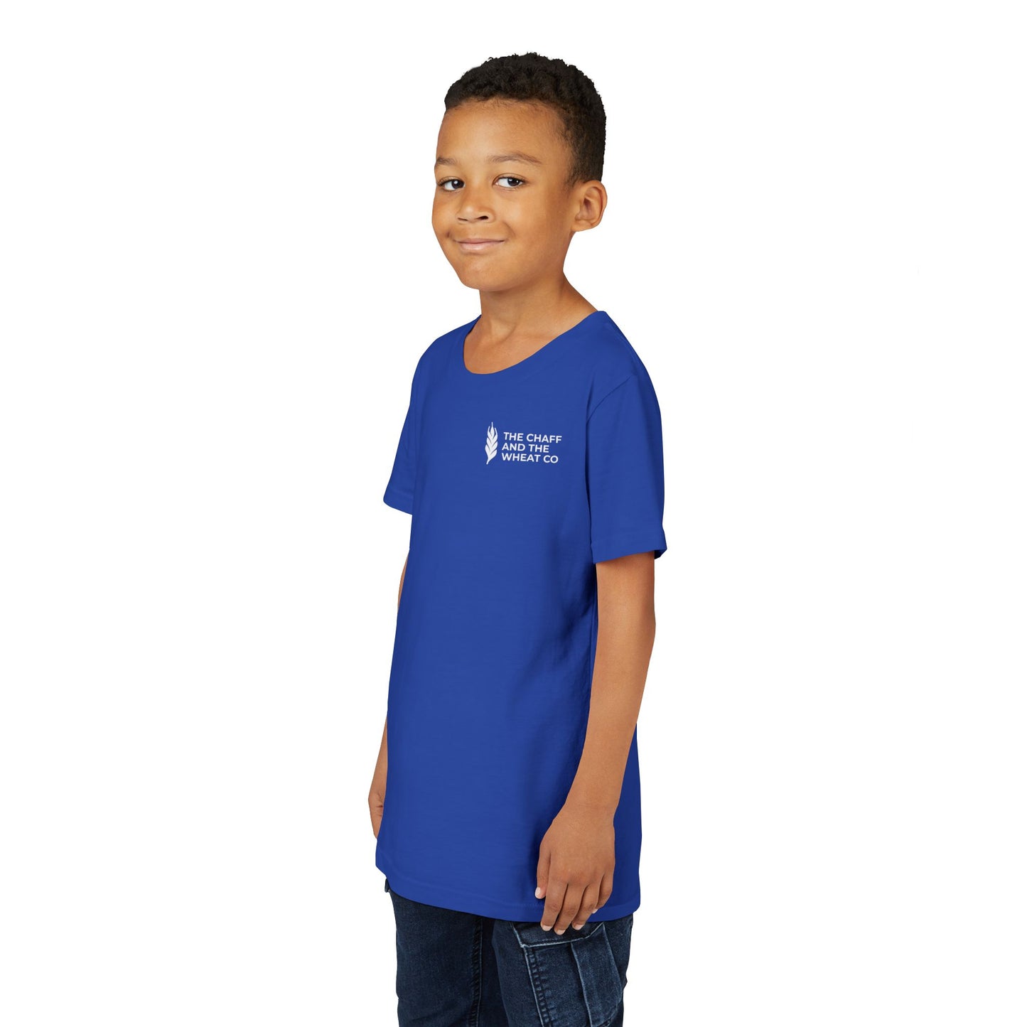 The Gospel - Youth Short Sleeve Tee - Back Text, Light-Lettered Edition - (22 Colors)