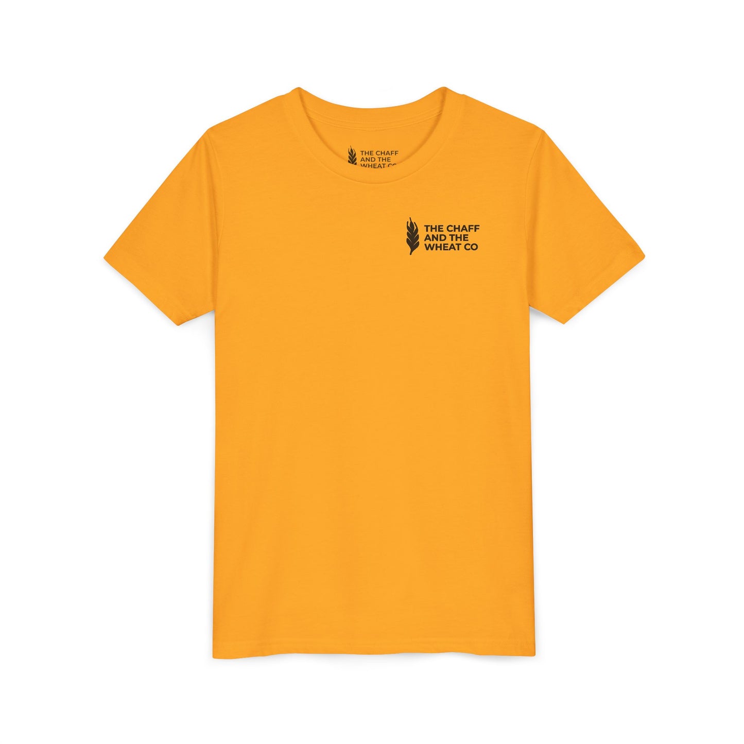 The Gospel - Youth Short Sleeve Tee - Back Text, Dark-Lettered Edition - (17 Colors)