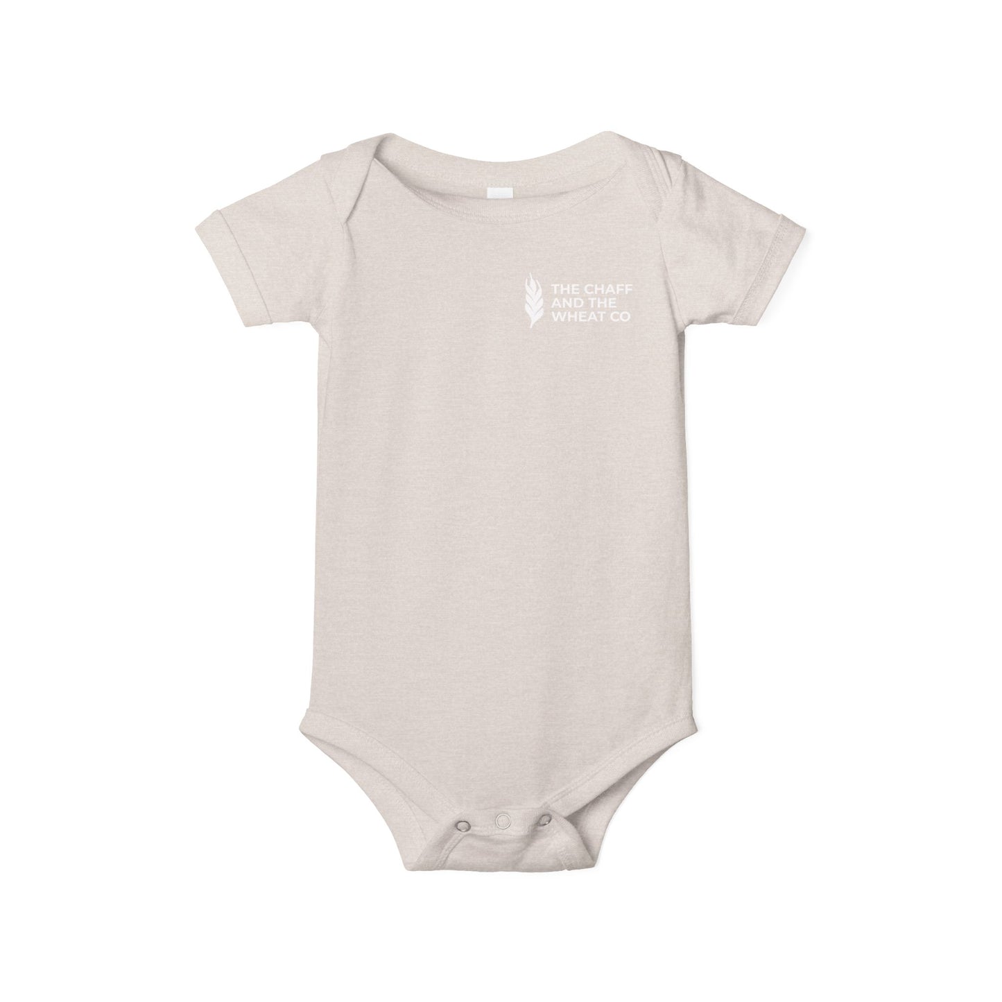 The Gospel - Infant (3M-24M) One Piece - Back Text, Light Lettered Edition - (10 Colors)