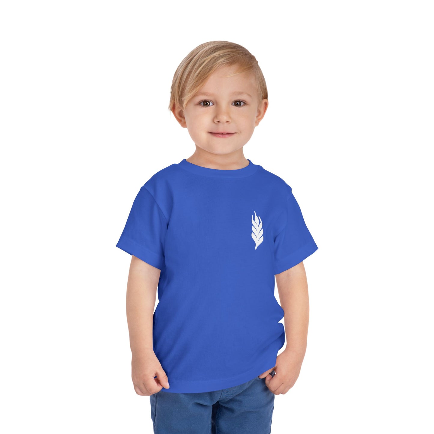 The Gospel - Toddler Short Sleeve Tee - Back Text, Light-Lettered Edition - (15 Colors)
