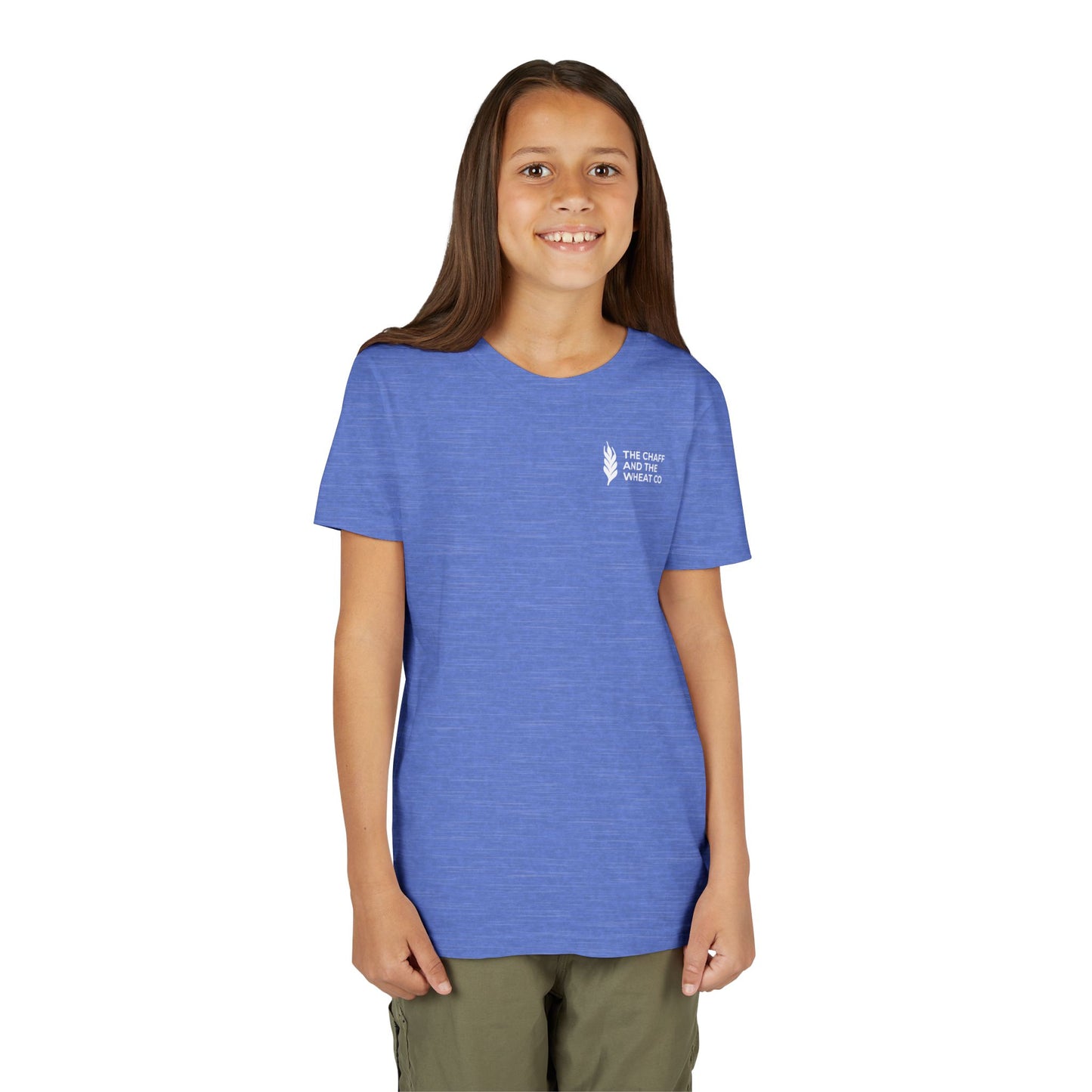 The Gospel - Youth Short Sleeve Tee - Back Text, Light-Lettered Edition - (22 Colors)