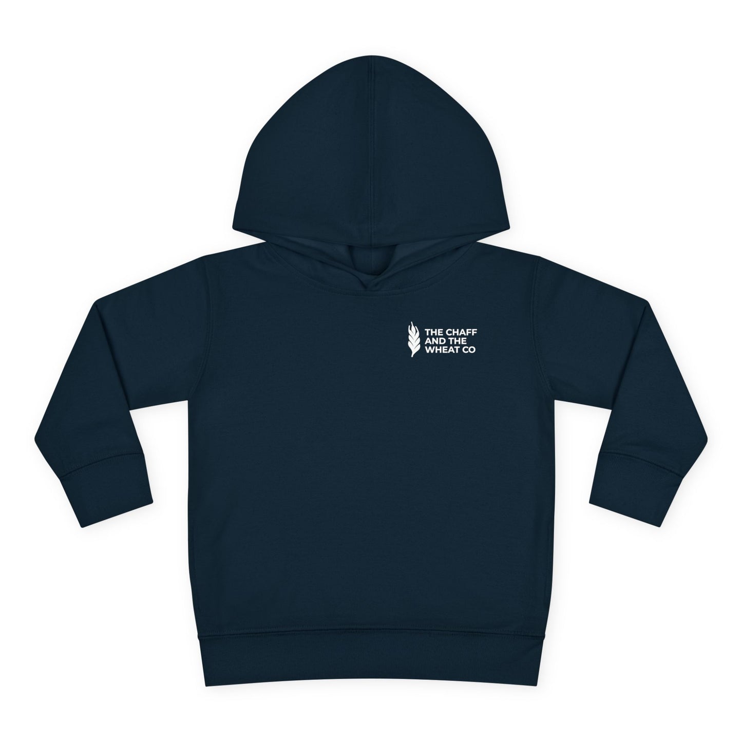 The Gospel - Toddler Pullover Hoodie - Back Text, Light Lettered Edition - (15 Colors)