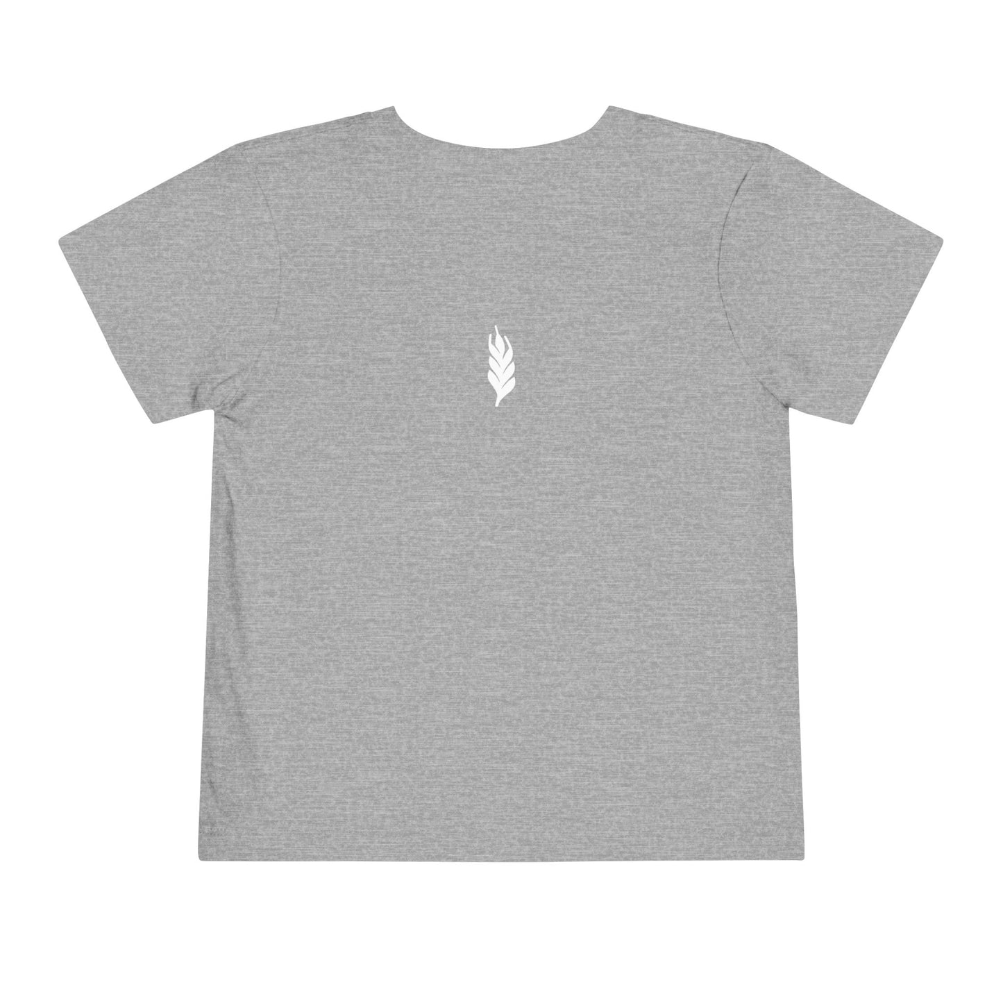 The Gospel - Toddler Short Sleeve Tee - Front Text, Light-Lettered Edition - (15 Colors)