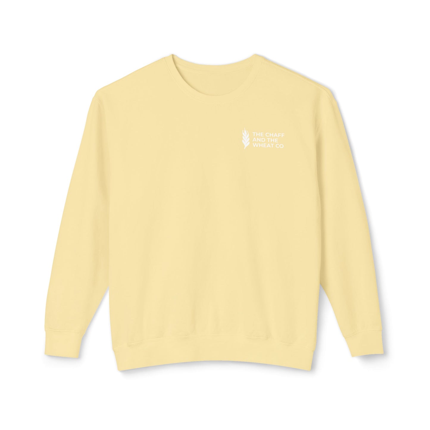 The Gospel - Adult Unisex Crewneck Sweatshirt - Back Text, Light Lettered Edition - (11 Colors)