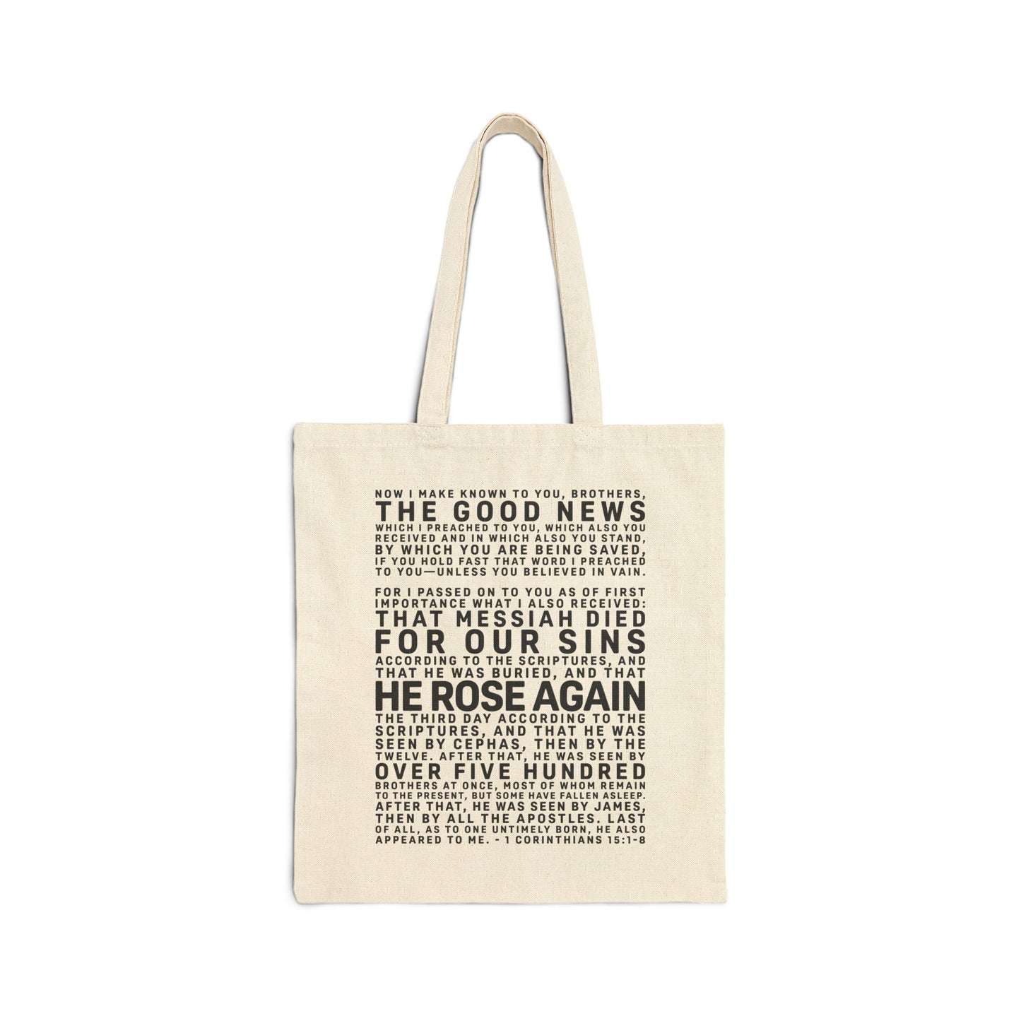The Gospel - Canvas Tote Bag - (2 Colors)