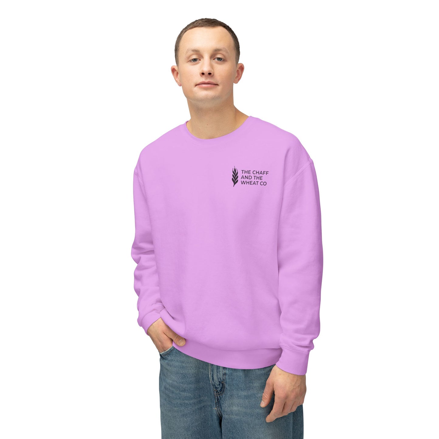 The Gospel - Adult Unisex Crewneck Sweatshirt - Back Text, Dark Lettered Edition - (12 Colors)