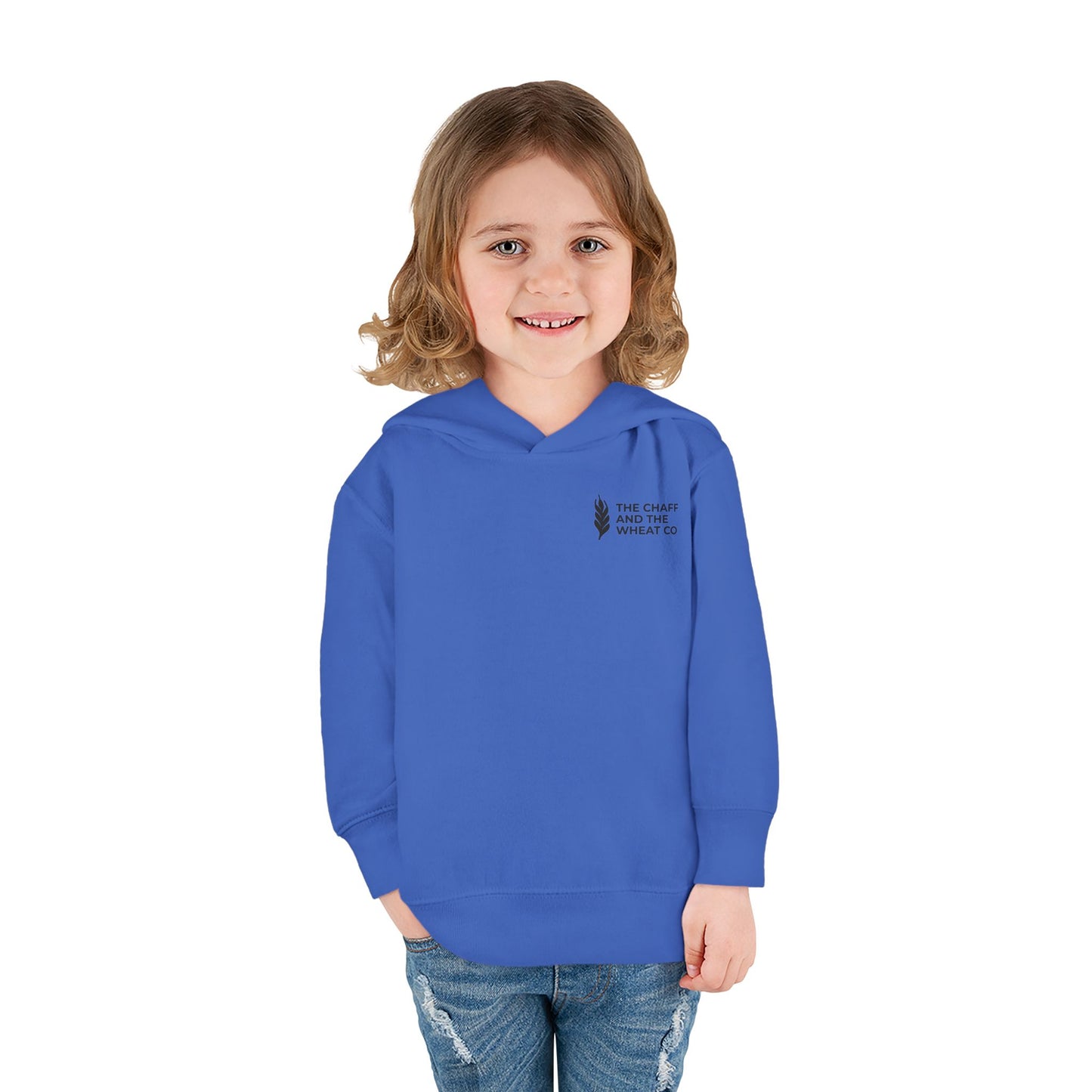The Gospel - Toddler Pullover Hoodie - Back Text, Dark Lettered Edition - (13 Colors)