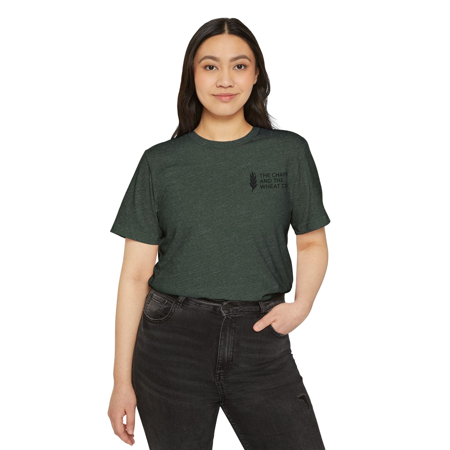The Gospel - Adult Unisex Premium Organic Tee - Back Text, Dark-Lettered Edition - (7 Colors)