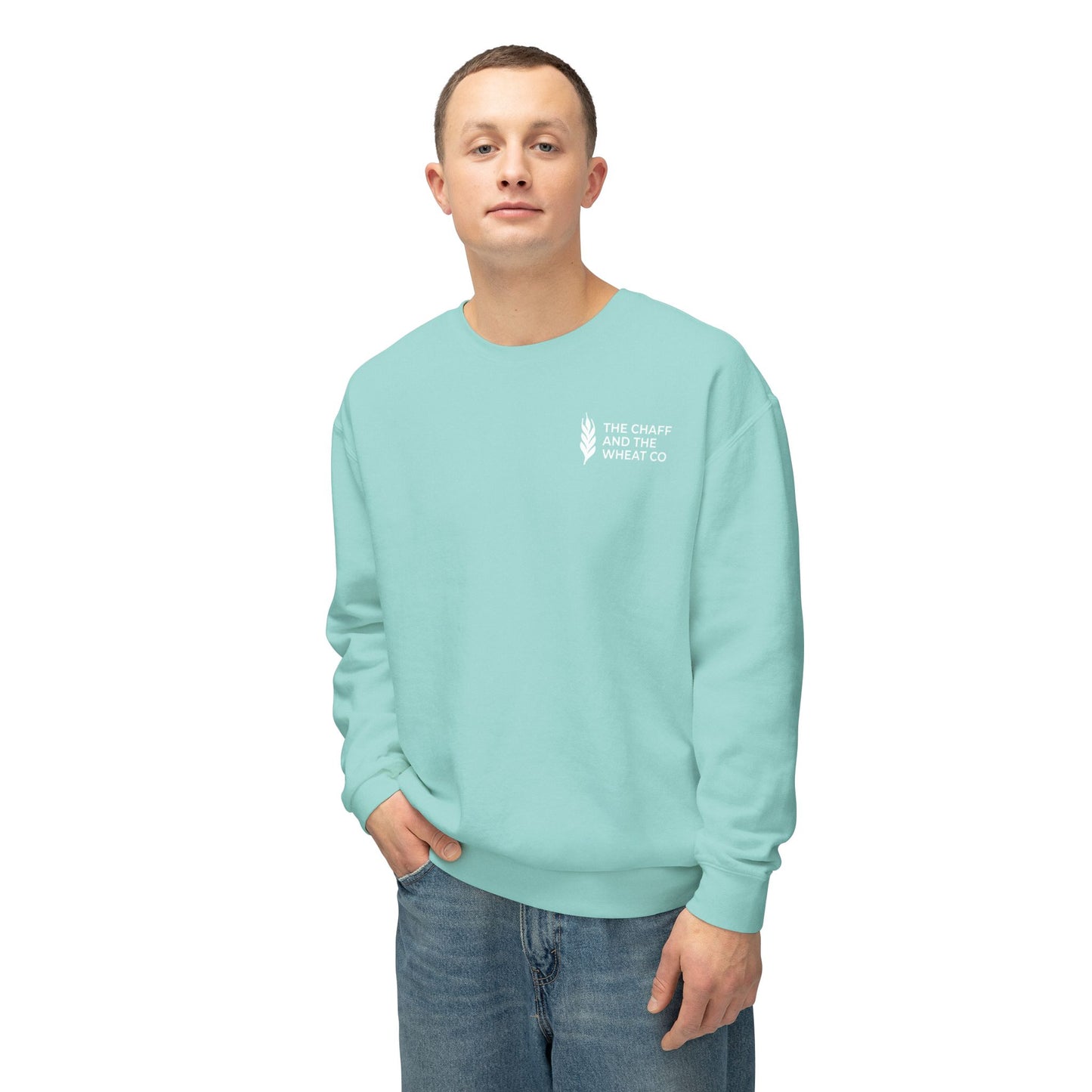 The Gospel - Adult Unisex Crewneck Sweatshirt - Back Text, Light Lettered Edition - (11 Colors)