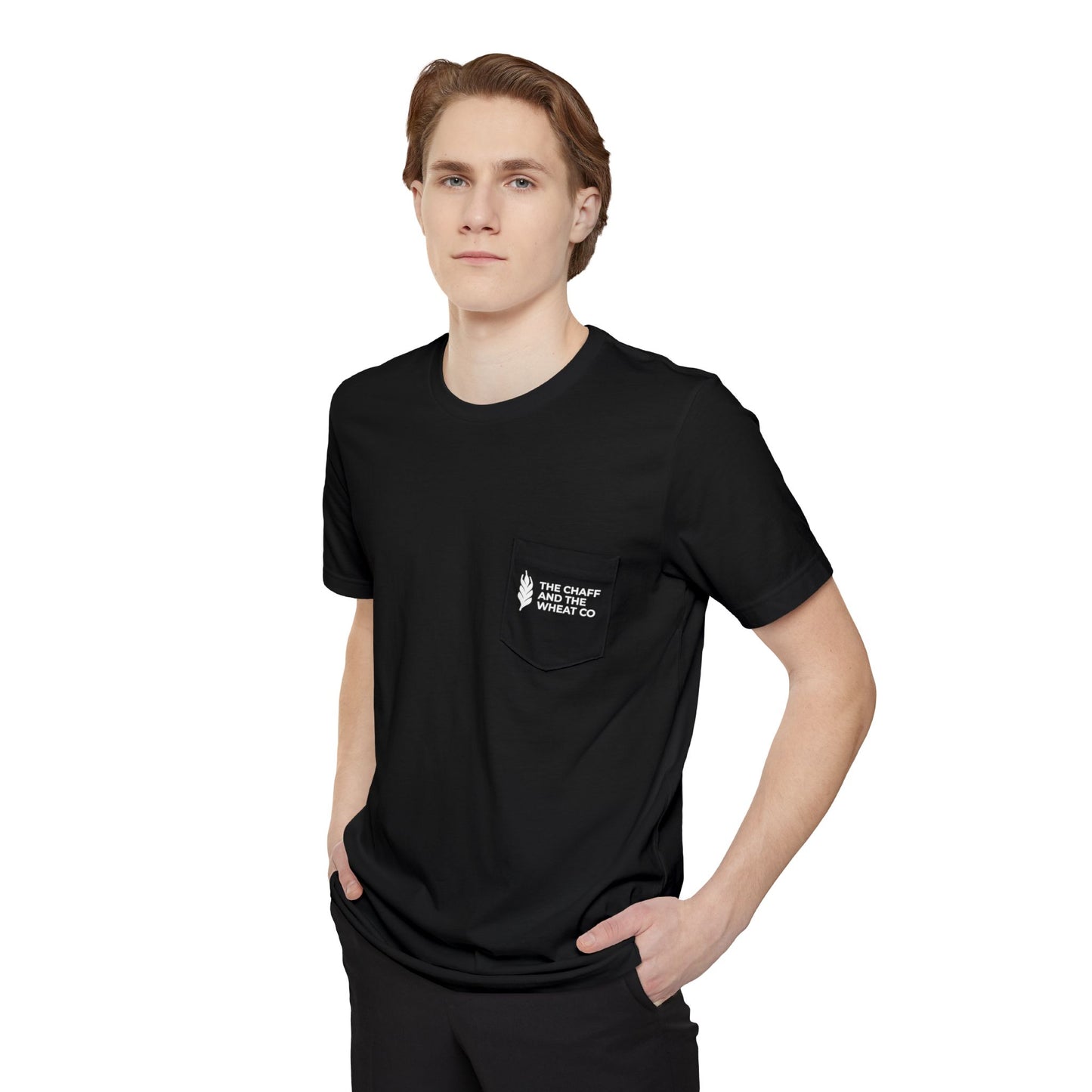 The Gospel - Adult Unisex Pocket Tee - Back Text, Light-Lettered Edition - (5 Colors)