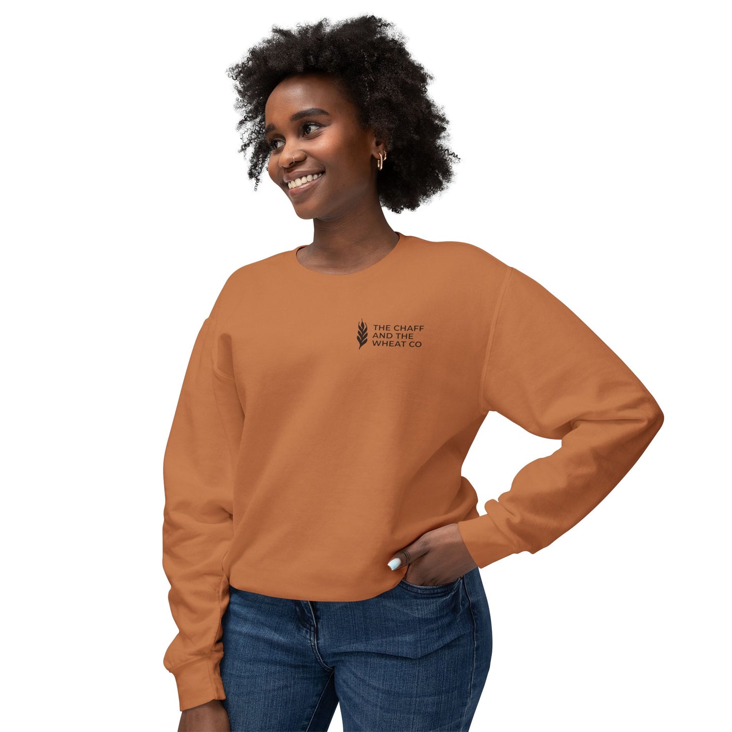 The Gospel - Adult Unisex Crewneck Sweatshirt - Back Text, Dark Lettered Edition - (12 Colors)