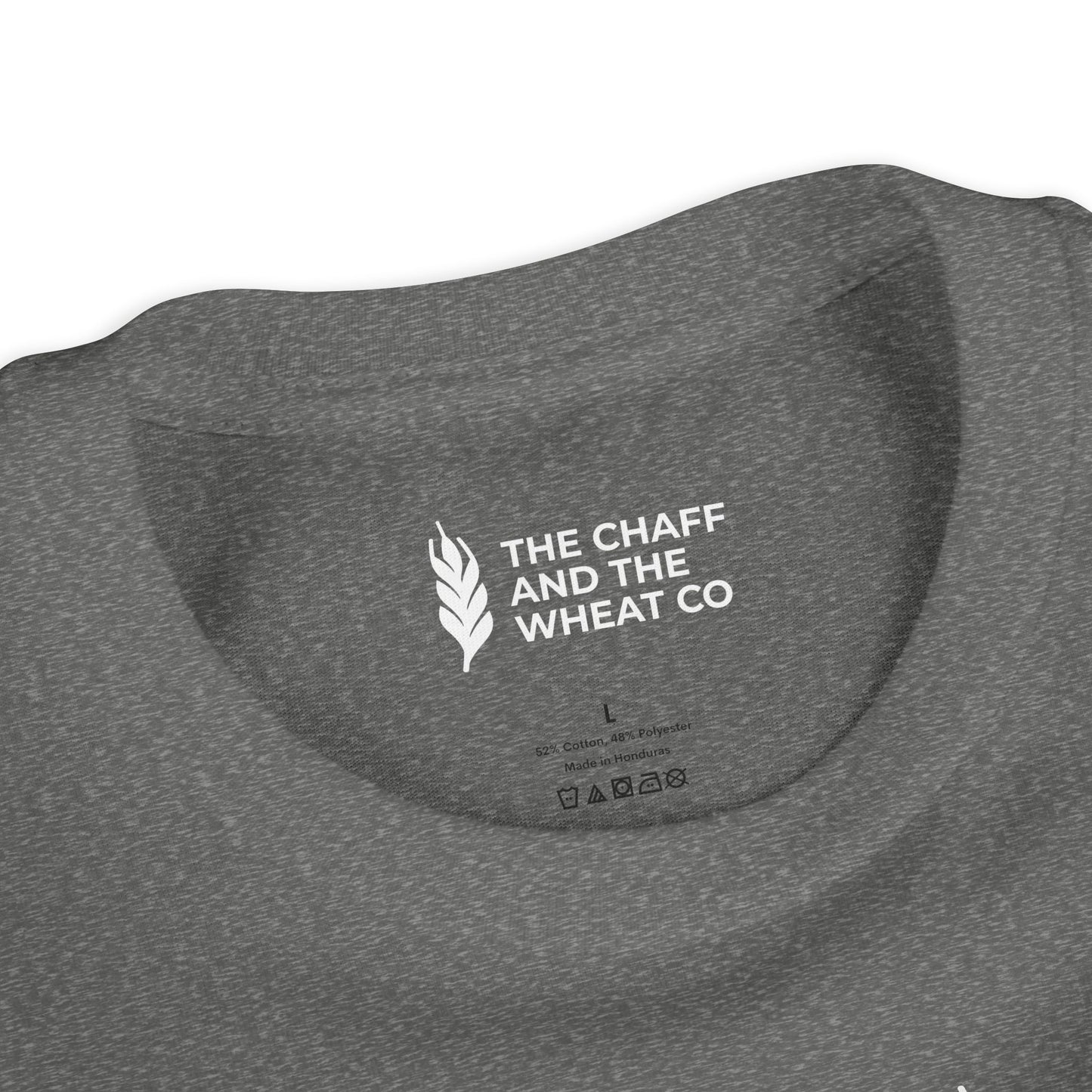 The Gospel - Youth Short Sleeve Tee - Back Text, Light-Lettered Edition - (22 Colors)