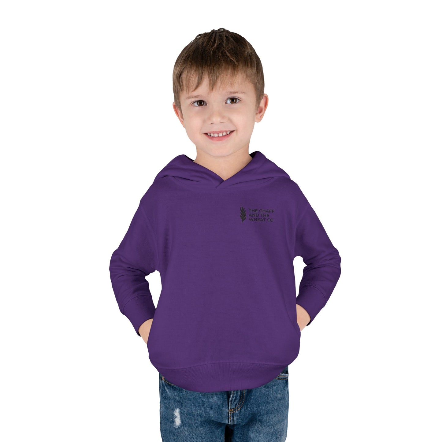 The Gospel - Toddler Pullover Hoodie - Back Text, Dark Lettered Edition - (13 Colors)