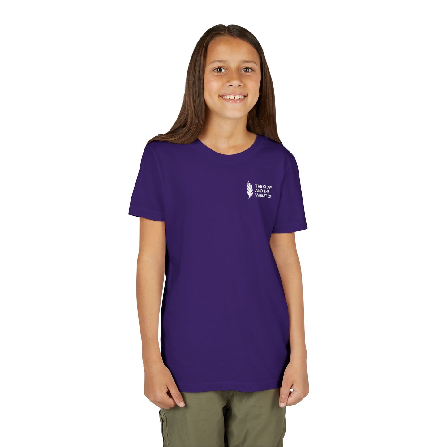 The Gospel - Youth Short Sleeve Tee - Back Text, Light-Lettered Edition - (22 Colors)