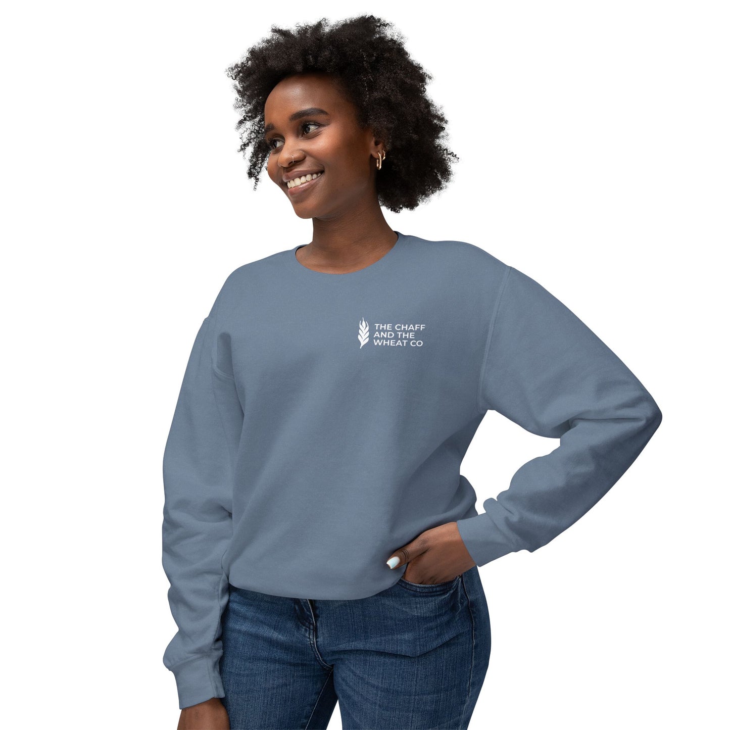The Gospel - Adult Unisex Crewneck Sweatshirt - Back Text, Light Lettered Edition - (11 Colors)
