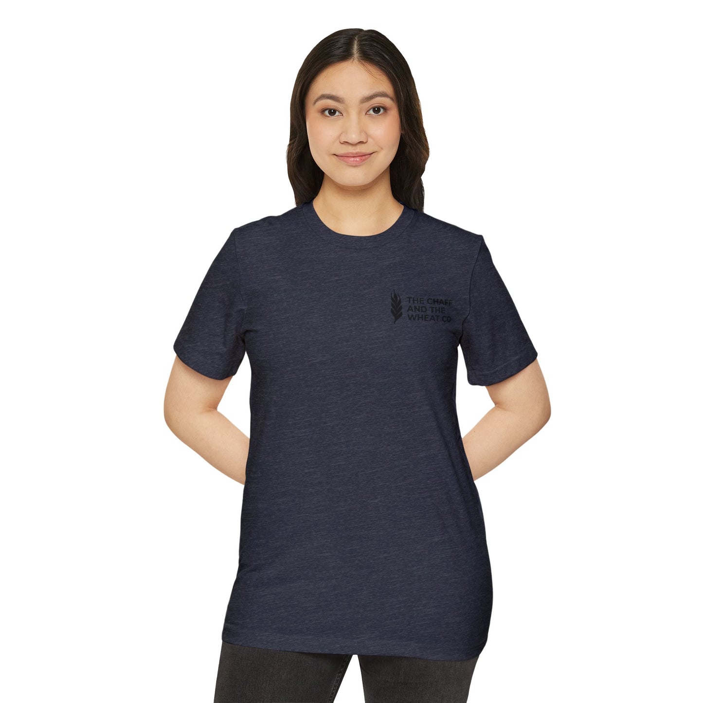 The Gospel - Adult Unisex Premium Organic Tee - Back Text, Dark-Lettered Edition - (7 Colors)