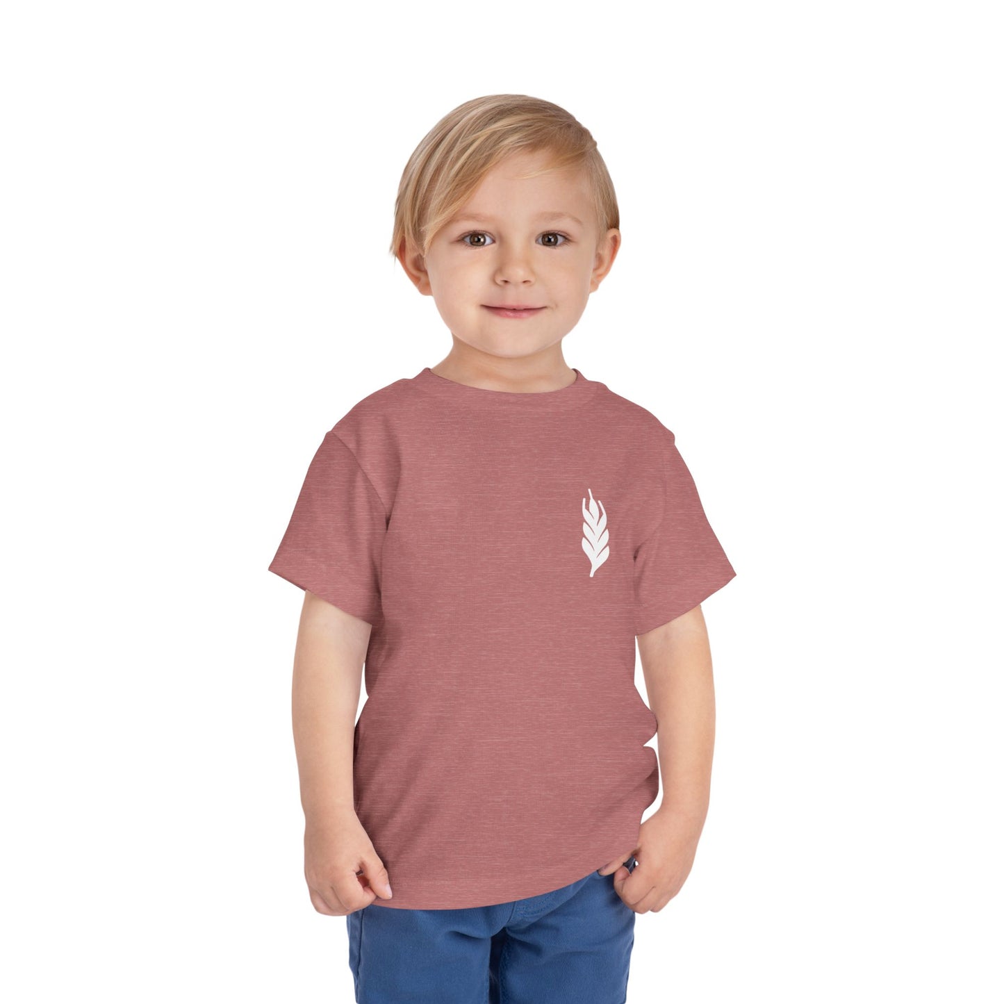 The Gospel - Toddler Short Sleeve Tee - Back Text, Light-Lettered Edition - (15 Colors)