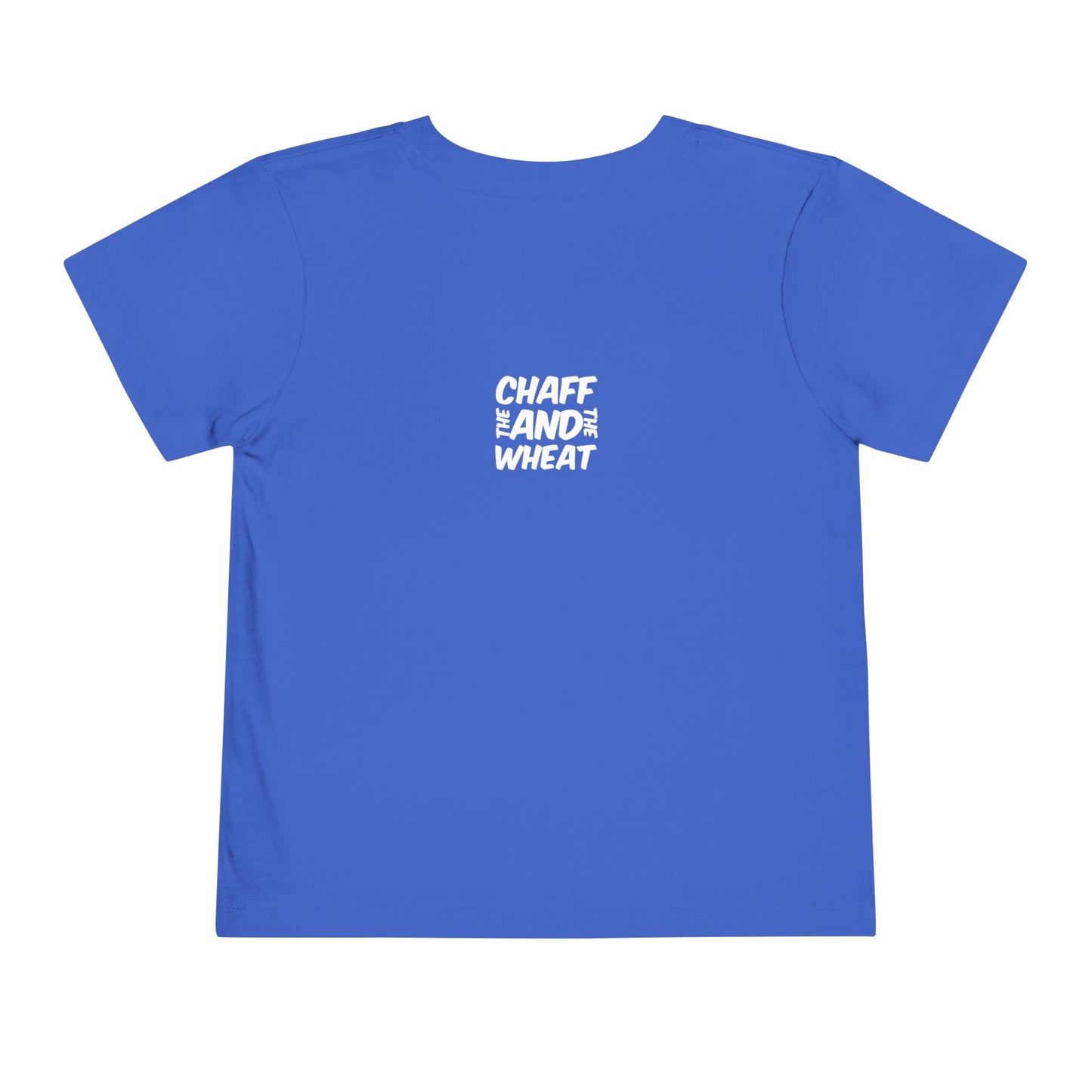 'I declare to you the gospel' - Front Text, Light-Lettered Edition - (9 Color Options) - Toddler Short Sleeve Tee