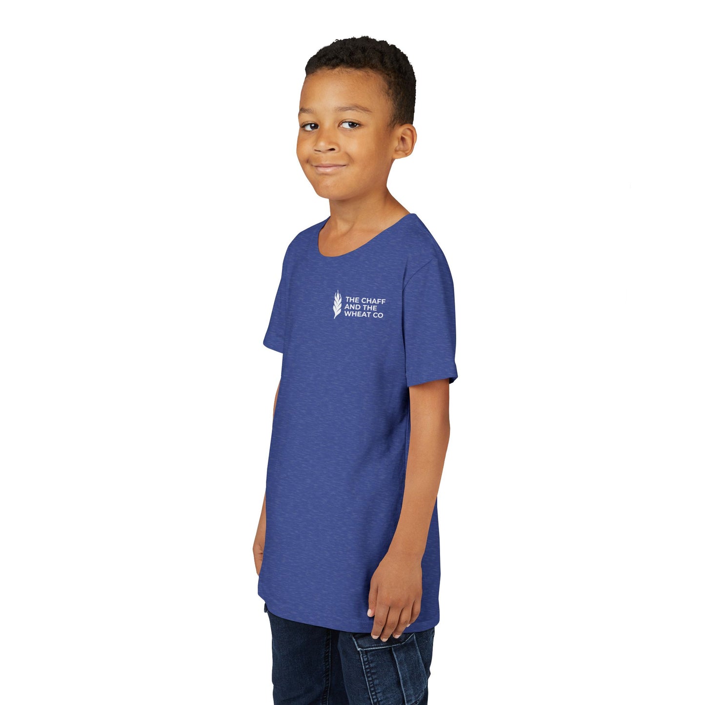 The Gospel - Youth Short Sleeve Tee - Back Text, Light-Lettered Edition - (22 Colors)