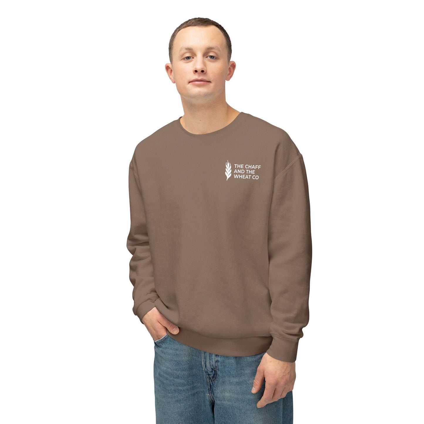 The Gospel - Adult Unisex Crewneck Sweatshirt - Back Text, Light Lettered Edition - (11 Colors)