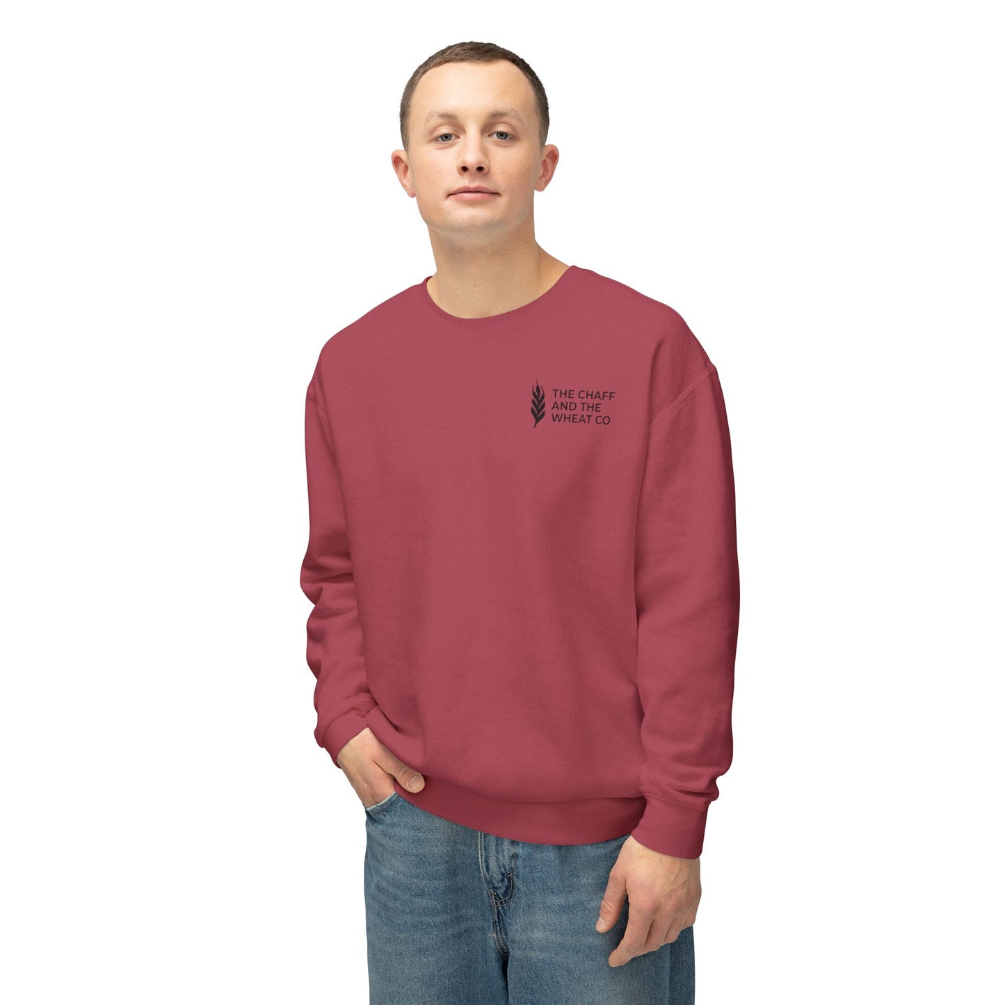 The Gospel - Adult Unisex Crewneck Sweatshirt - Back Text, Dark Lettered Edition - (12 Colors)