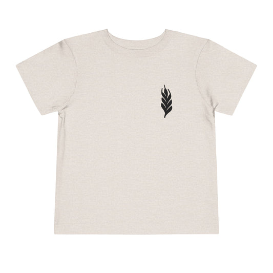 The Gospel - Toddler Short Sleeve Tee - Back Text, Dark-Lettered Edition - (16 Colors)