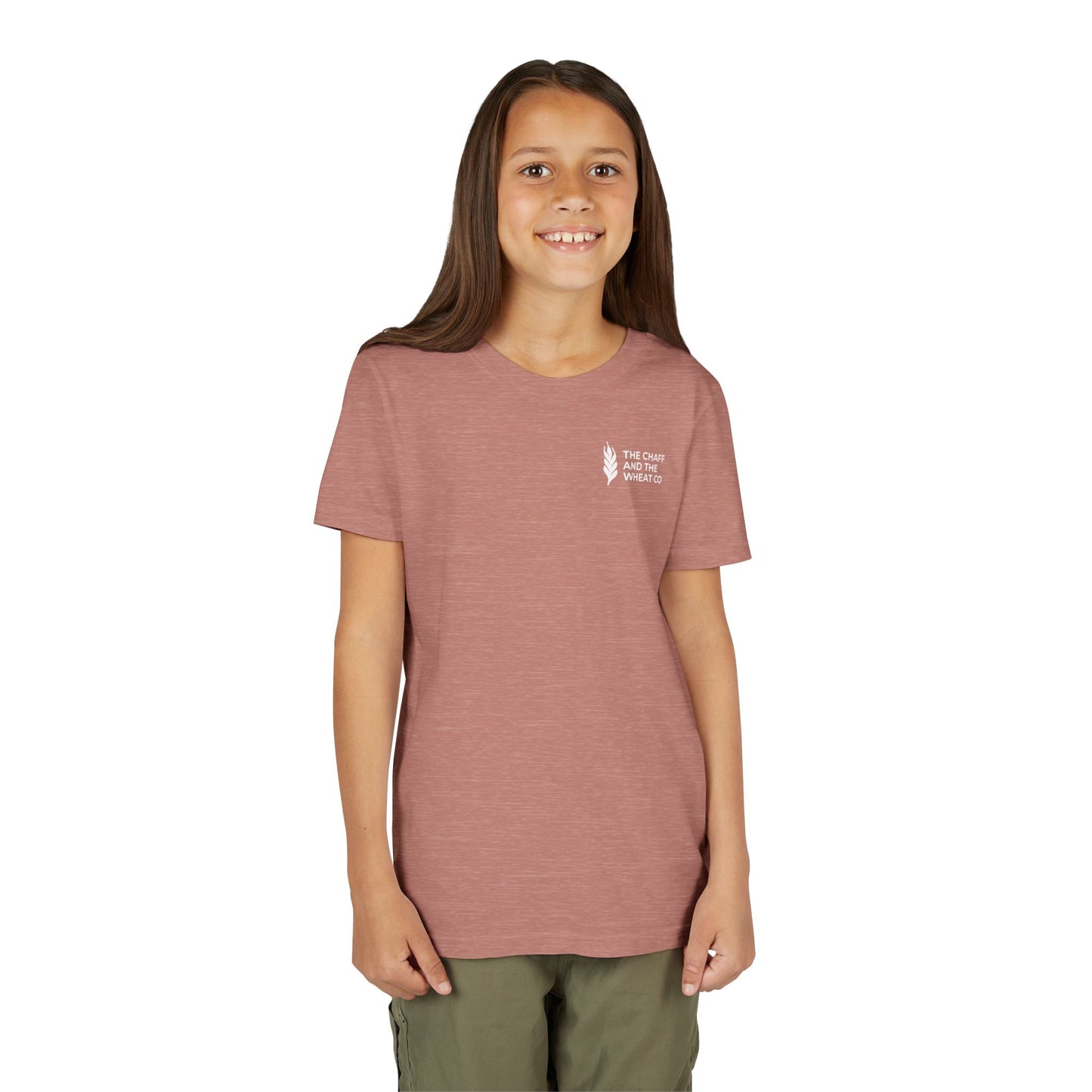 The Gospel - Youth Short Sleeve Tee - Back Text, Light-Lettered Edition - (22 Colors)