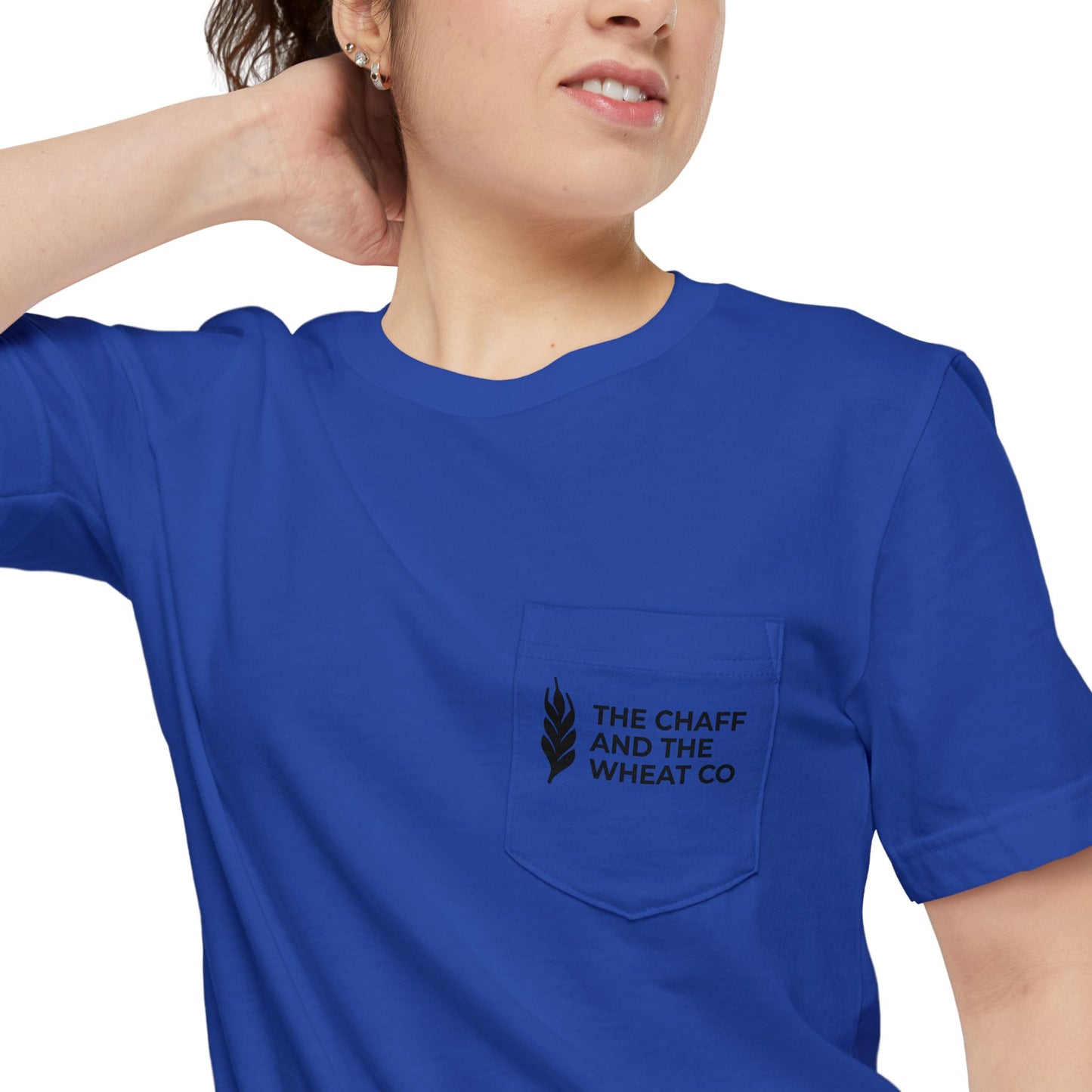 The Gospel - Adult Unisex Pocket Tee - Back Text, Dark-Lettered Edition - (4 Colors)
