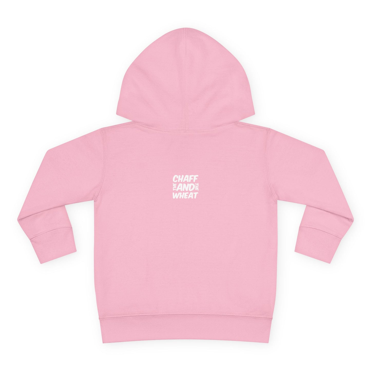 'I declare to you the gospel' - Front Text, Light Lettered Edition - (15 Color Options) - Toddler Pullover Fleece Hoodie