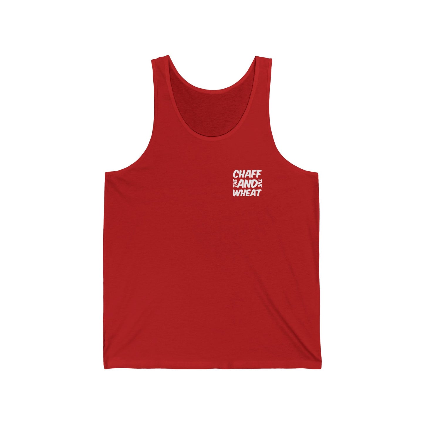 'I declare to you the gospel' - Back Text, Light Lettered Edition - (10 Color Options) - Adult Unisex Jersey Tank