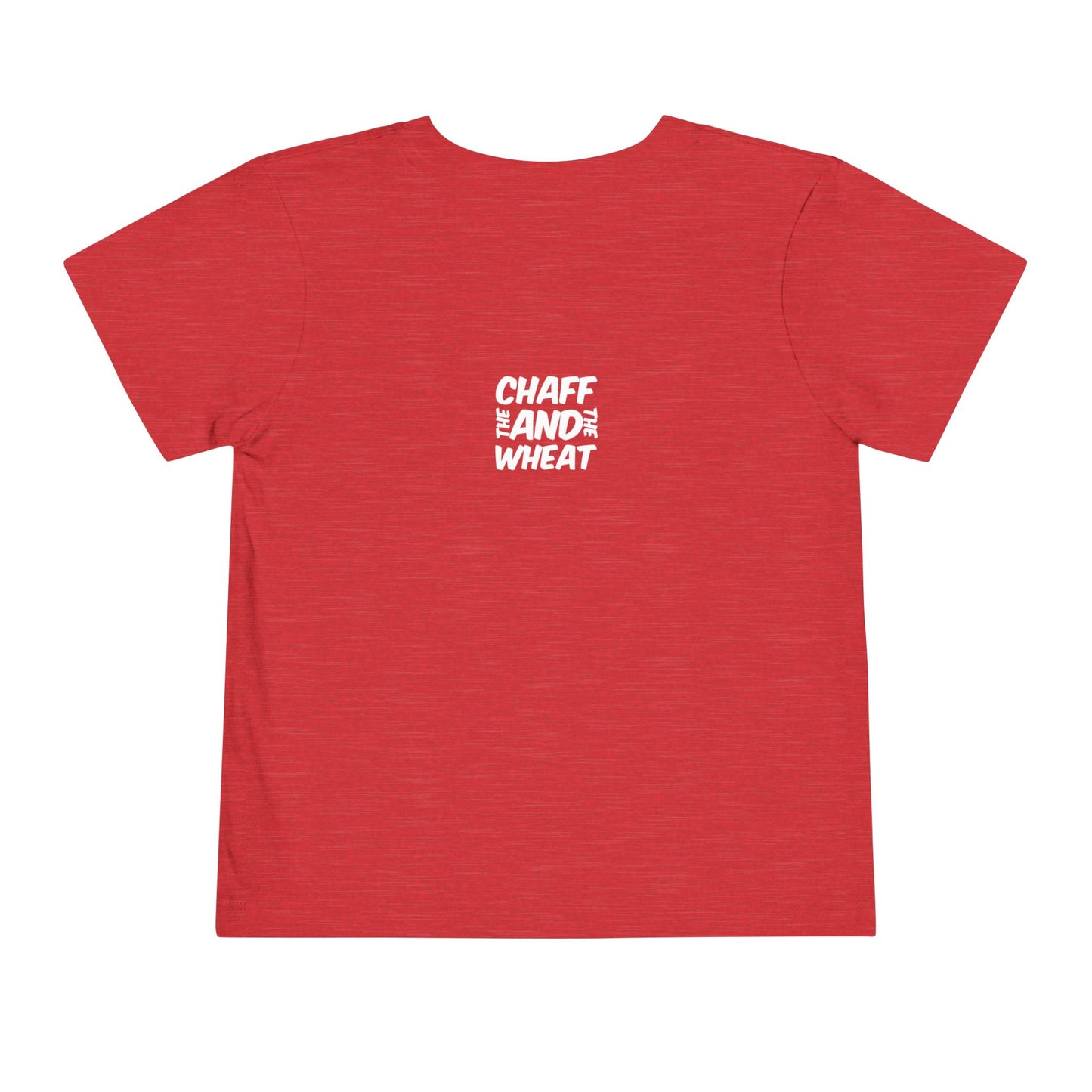 'I declare to you the gospel' - Front Text, Light-Lettered Edition - (9 Color Options) - Toddler Short Sleeve Tee