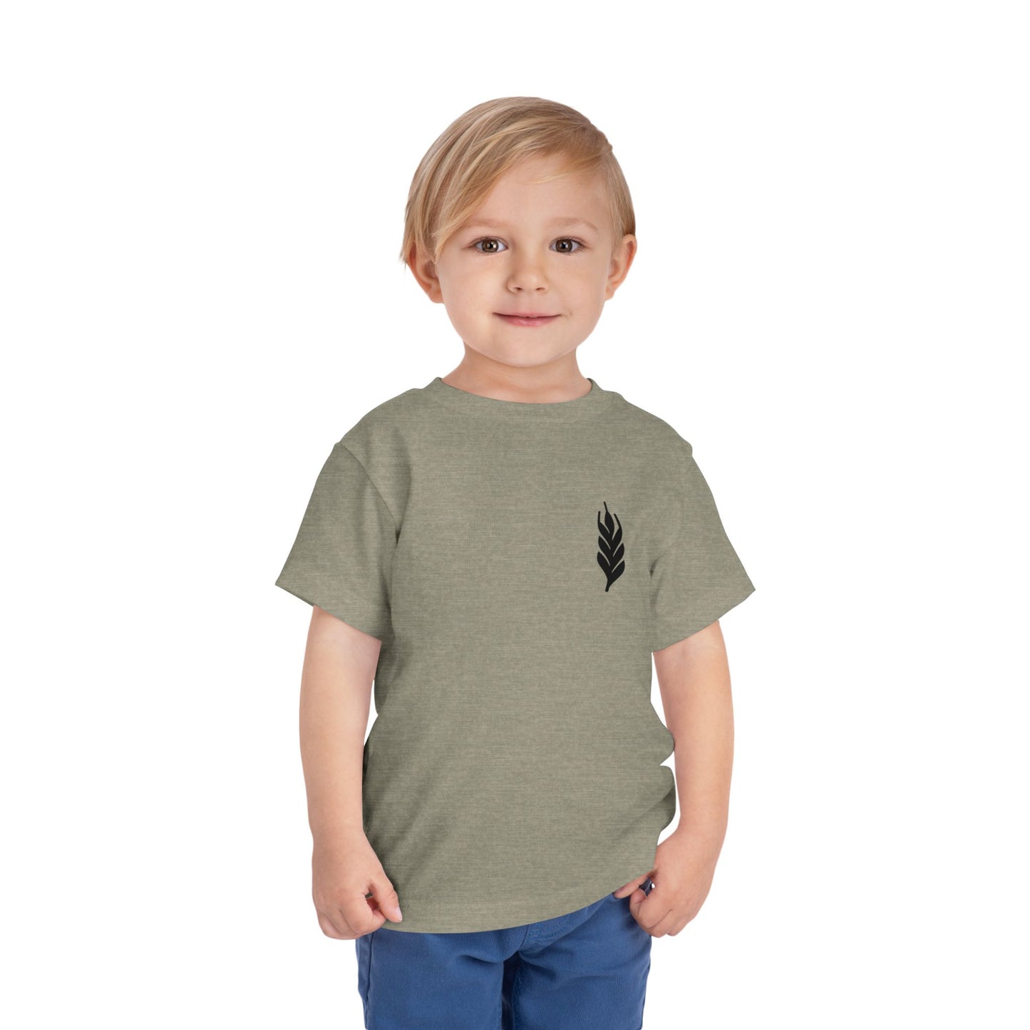 The Gospel - Toddler Short Sleeve Tee - Back Text, Dark-Lettered Edition - (16 Colors)