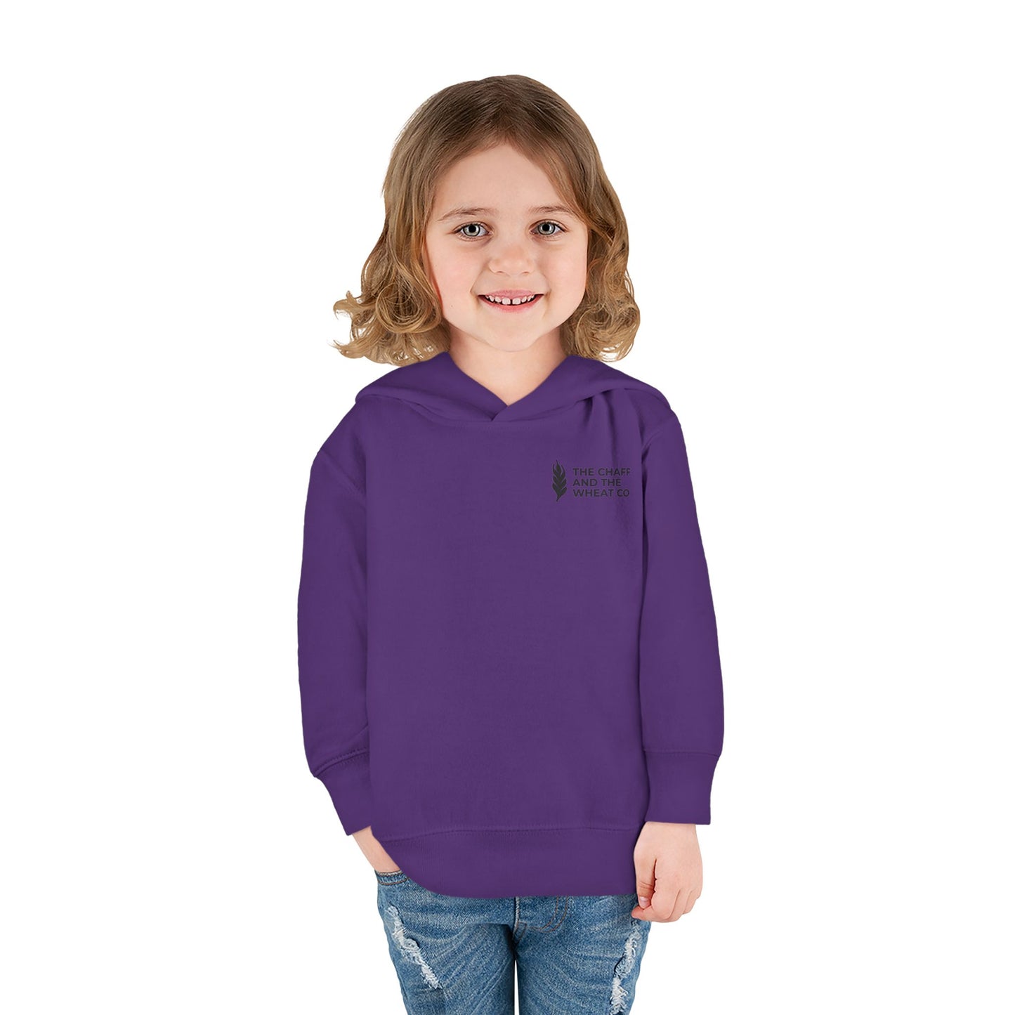 The Gospel - Toddler Pullover Hoodie - Back Text, Dark Lettered Edition - (13 Colors)