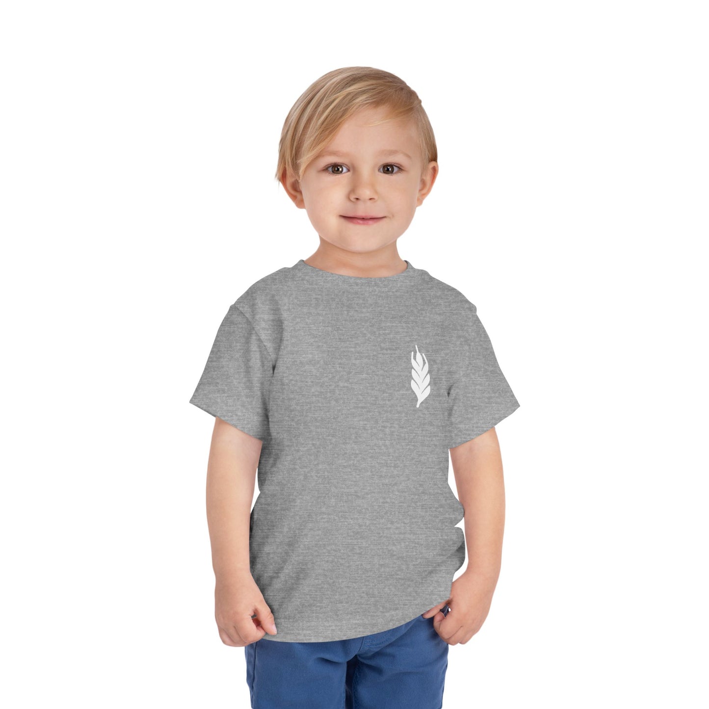The Gospel - Toddler Short Sleeve Tee - Back Text, Light-Lettered Edition - (15 Colors)