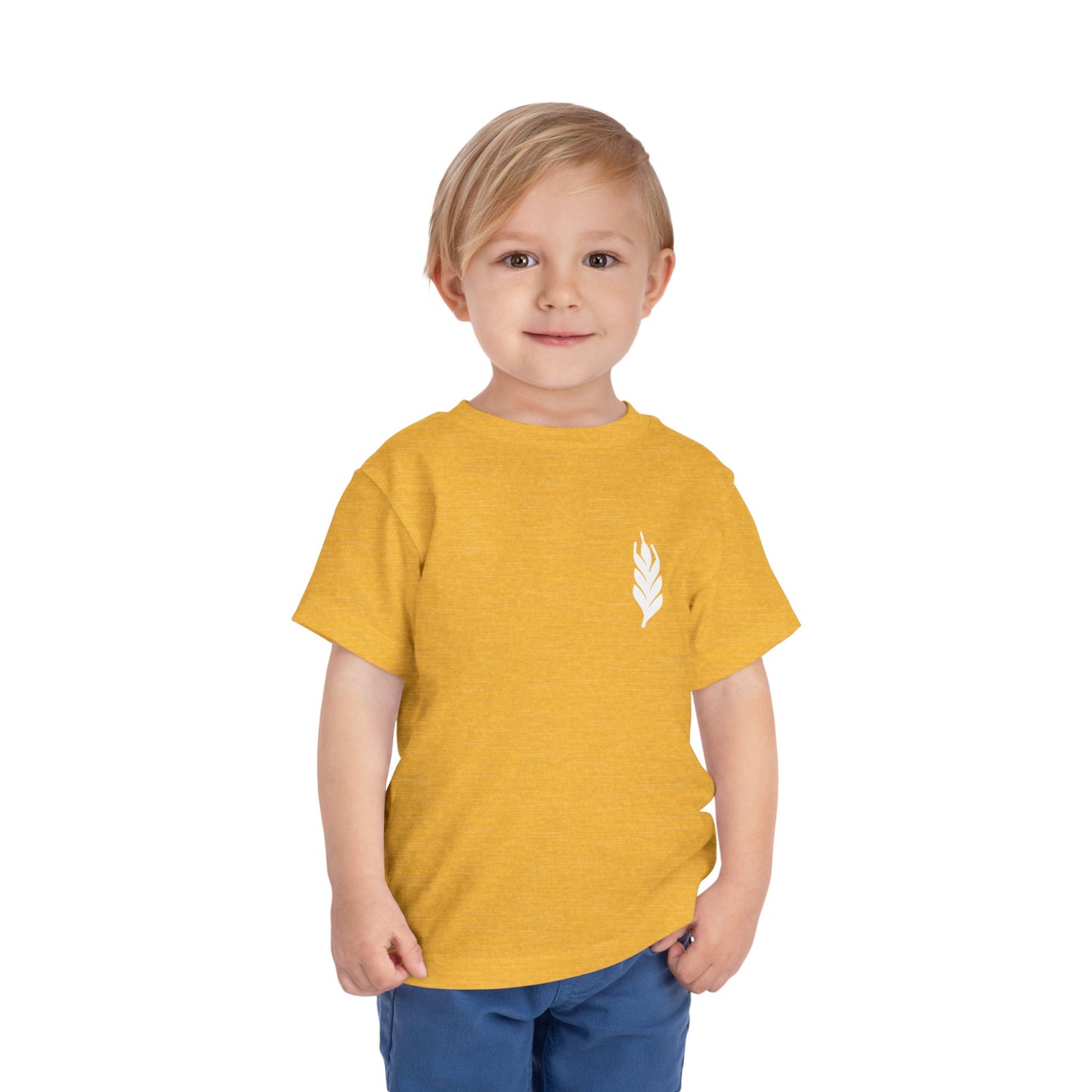 The Gospel - Toddler Short Sleeve Tee - Back Text, Light-Lettered Edition - (15 Colors)
