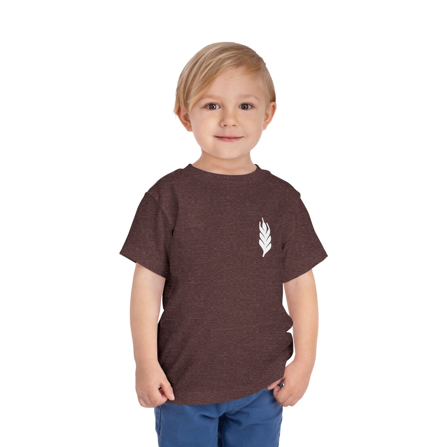 The Gospel - Toddler Short Sleeve Tee - Back Text, Light-Lettered Edition - (15 Colors)
