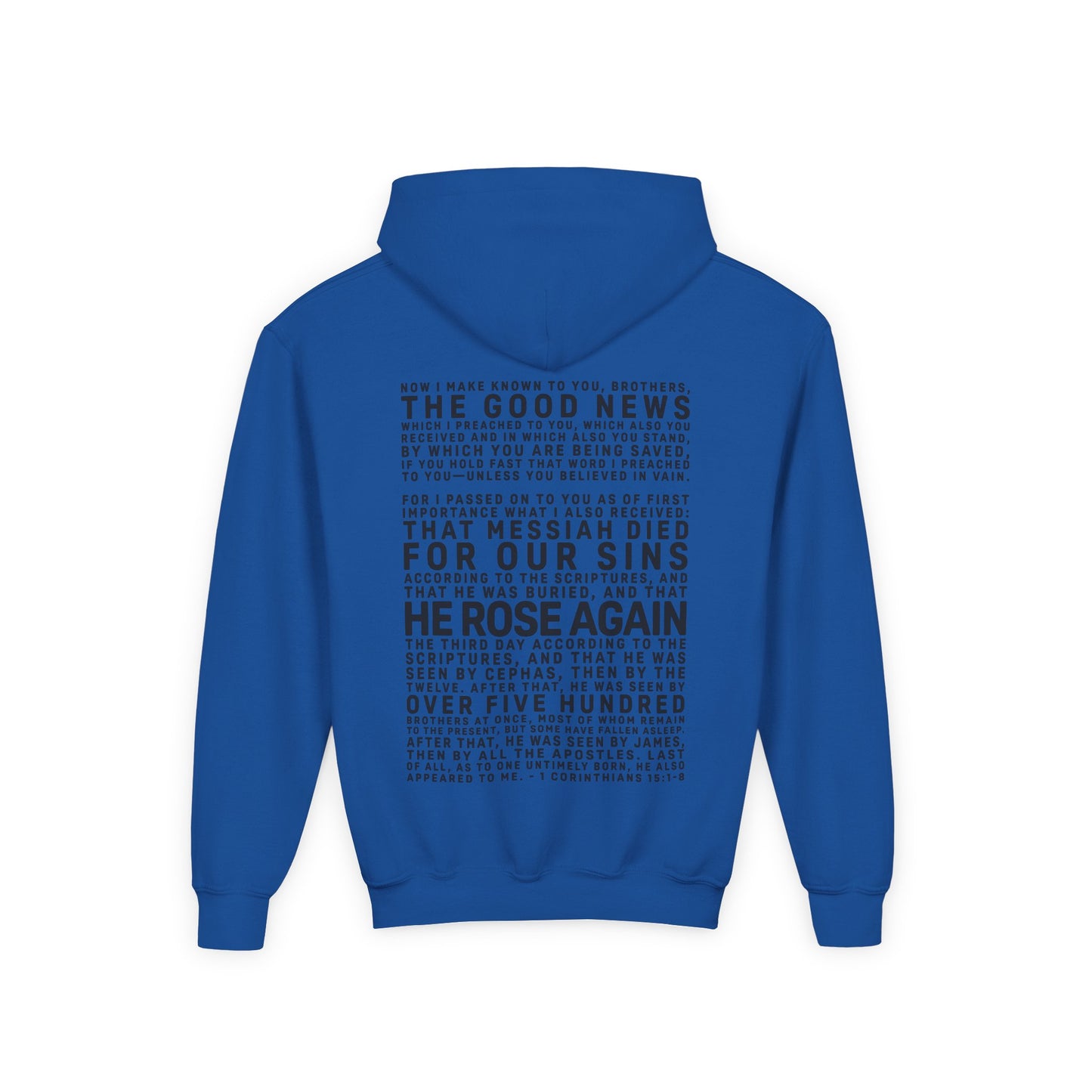 The Gospel - Youth Pullover Hoodie - Dark Lettered Edition - (12 Colors)