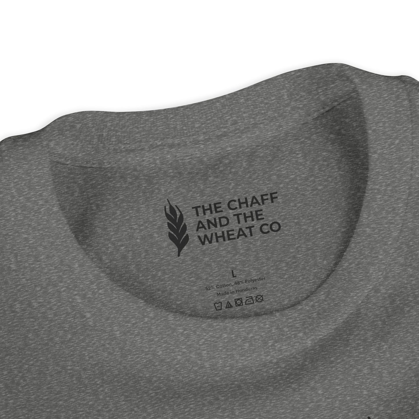 The Gospel - Youth Short Sleeve Tee - Back Text, Dark-Lettered Edition - (17 Colors)