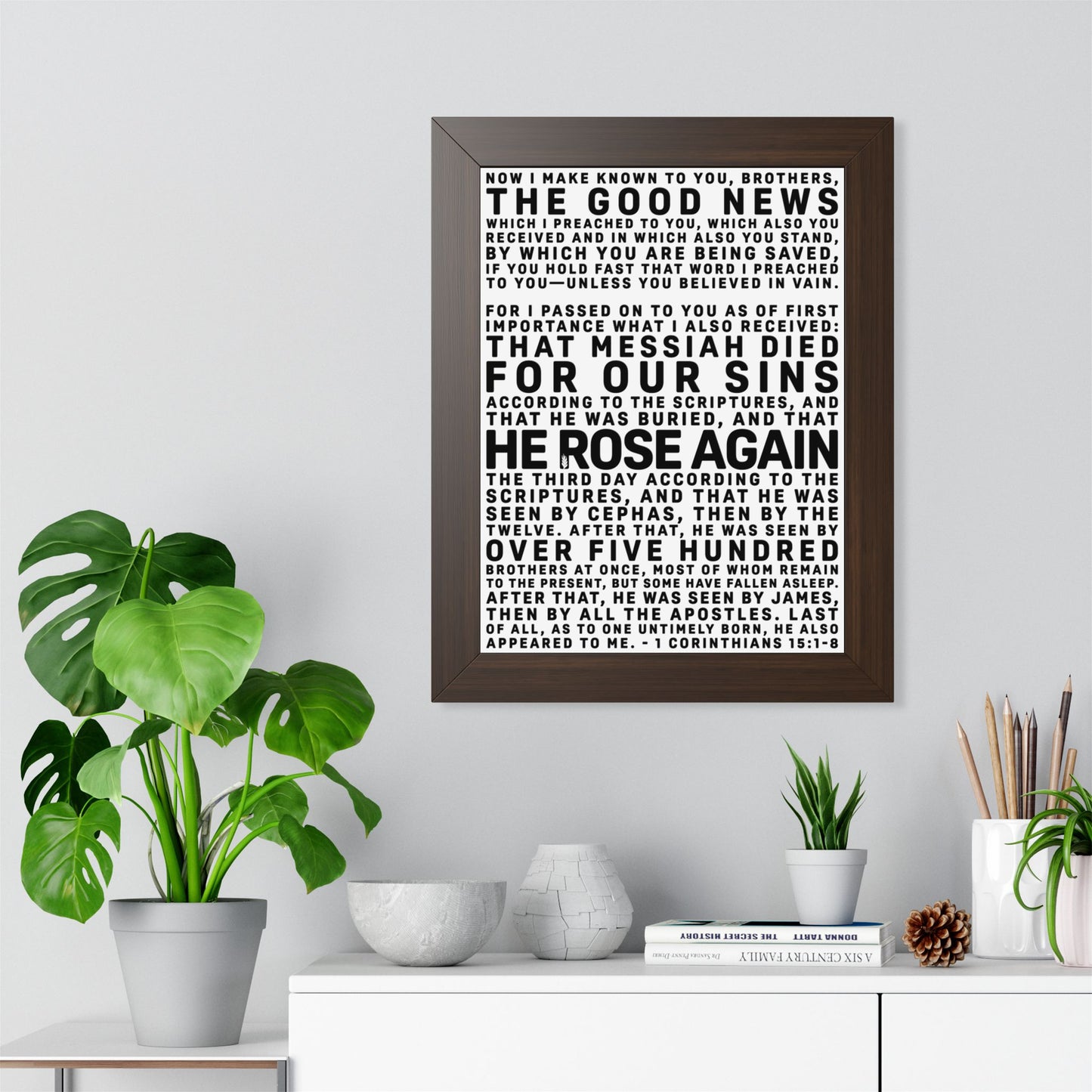 The Gospel - Framed Poster - (4 Sizes // 3 Frame Colors)