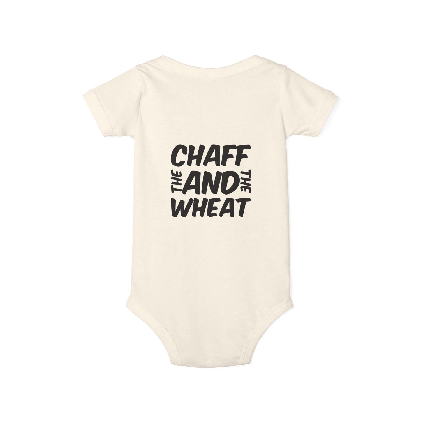 'I declare to you the gospel' - Front Text, Dark Lettered Edition - (7 Color Options) - Infant Jersey One Piece