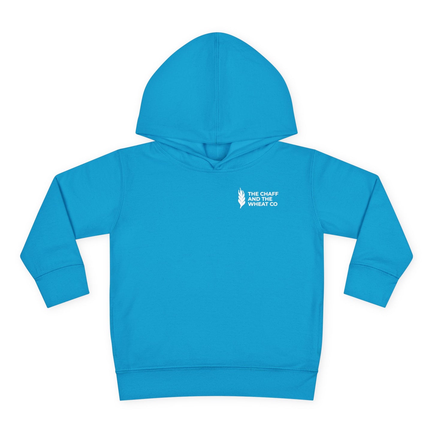The Gospel - Toddler Pullover Hoodie - Back Text, Light Lettered Edition - (15 Colors)