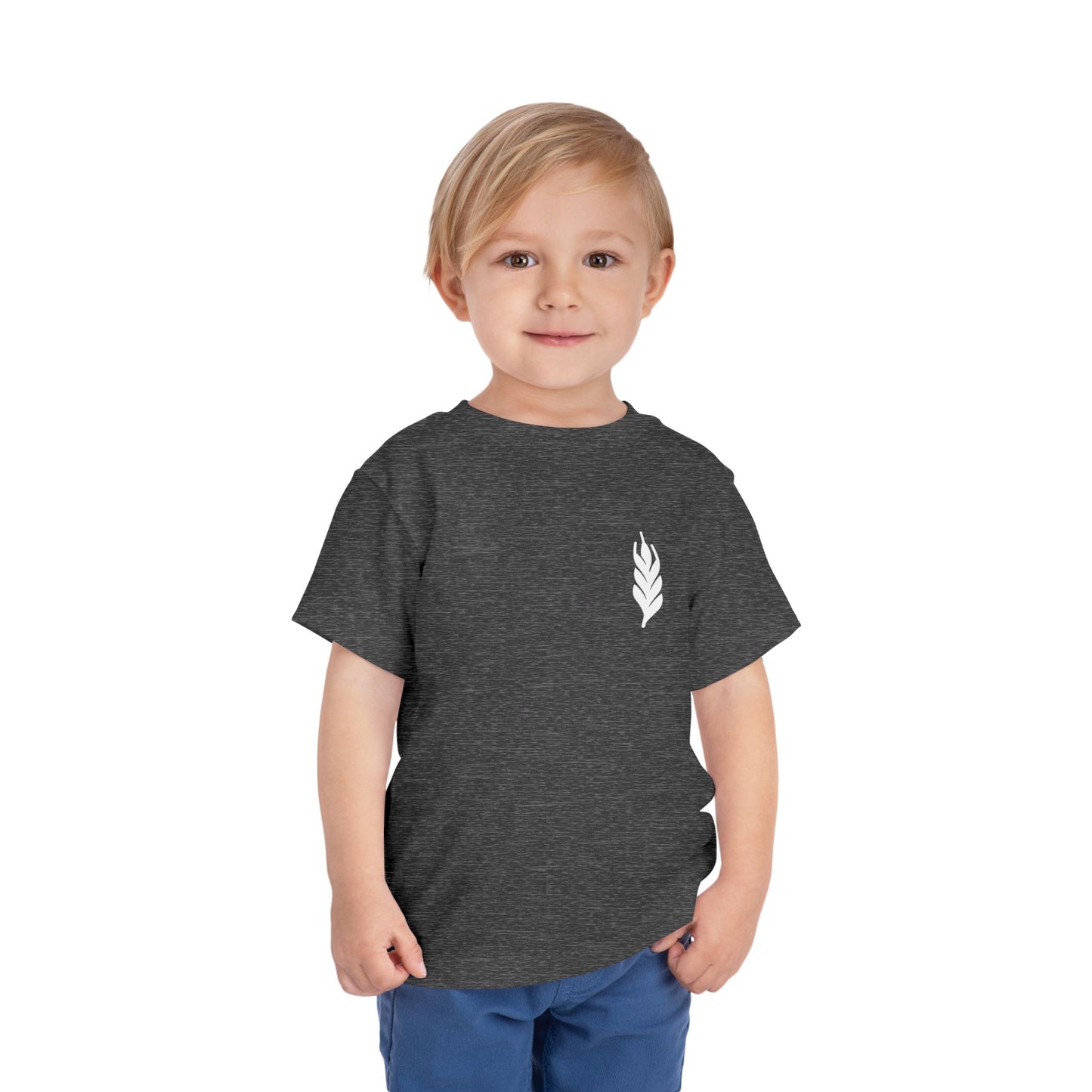 The Gospel - Toddler Short Sleeve Tee - Back Text, Light-Lettered Edition - (15 Colors)