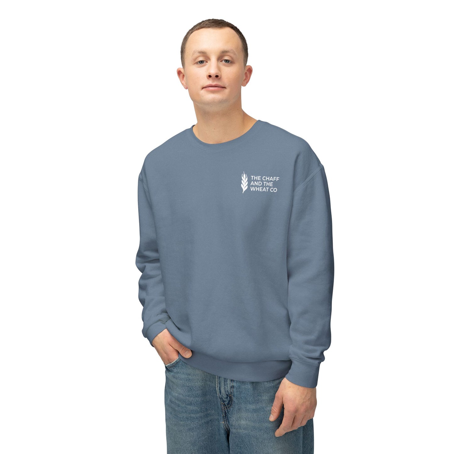 The Gospel - Adult Unisex Crewneck Sweatshirt - Back Text, Light Lettered Edition - (11 Colors)