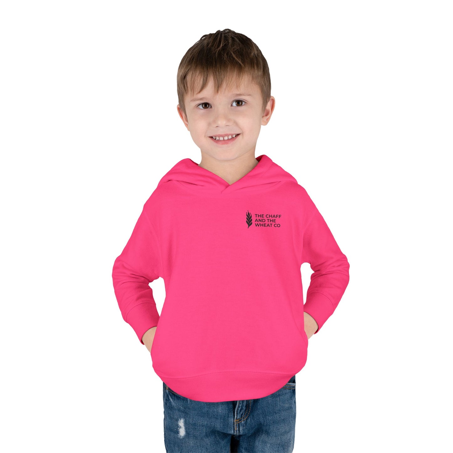 The Gospel - Toddler Pullover Hoodie - Back Text, Dark Lettered Edition - (13 Colors)