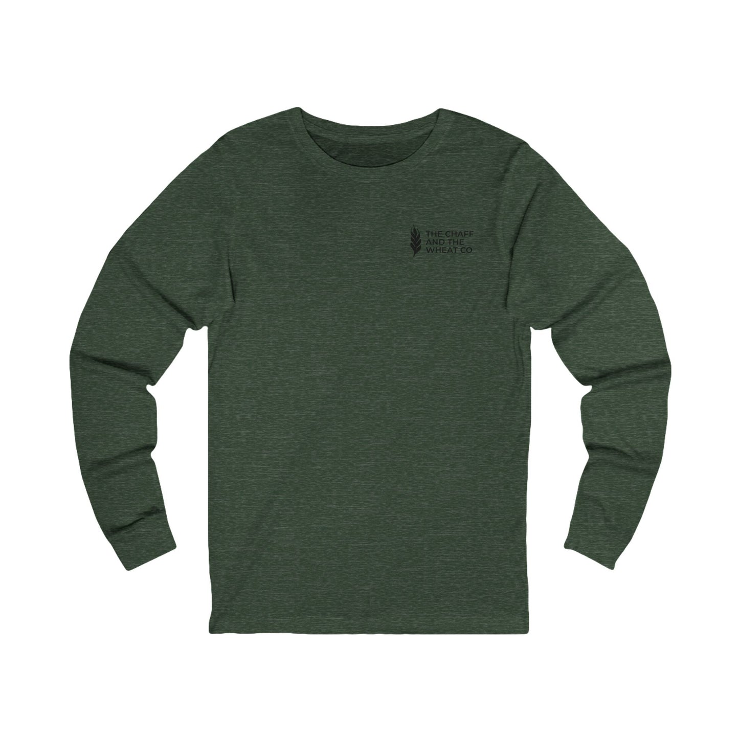The Gospel - Adult Unisex Long Sleeve Tee - Back Text, Dark Lettered Edition - (8 Colors)